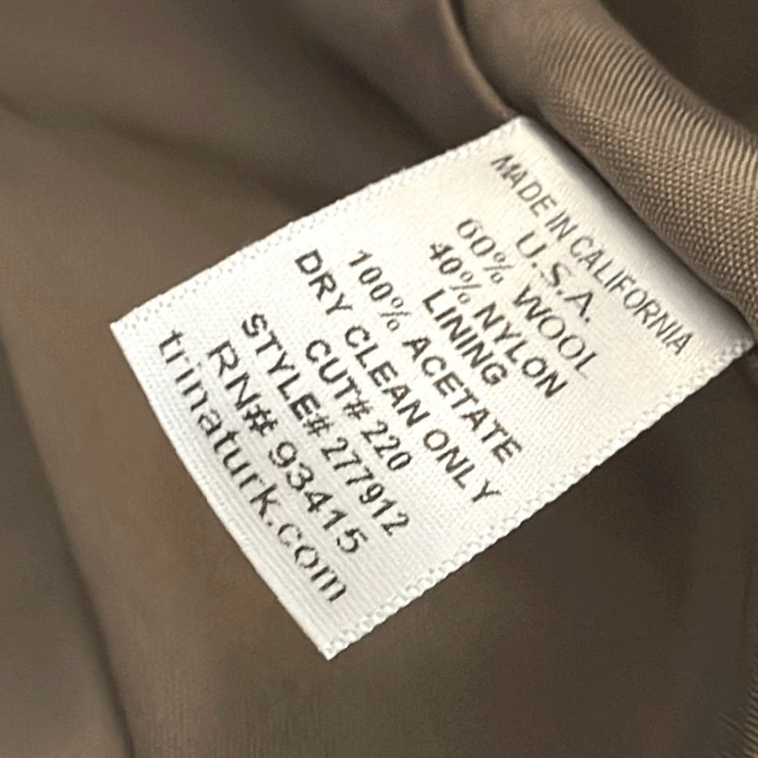 Trina Turk Trina Turk Womens Wide Leg Plaid Dress Pants size 12 Wool Blend Size 34" / US 12 / IT 48 - 8 Thumbnail