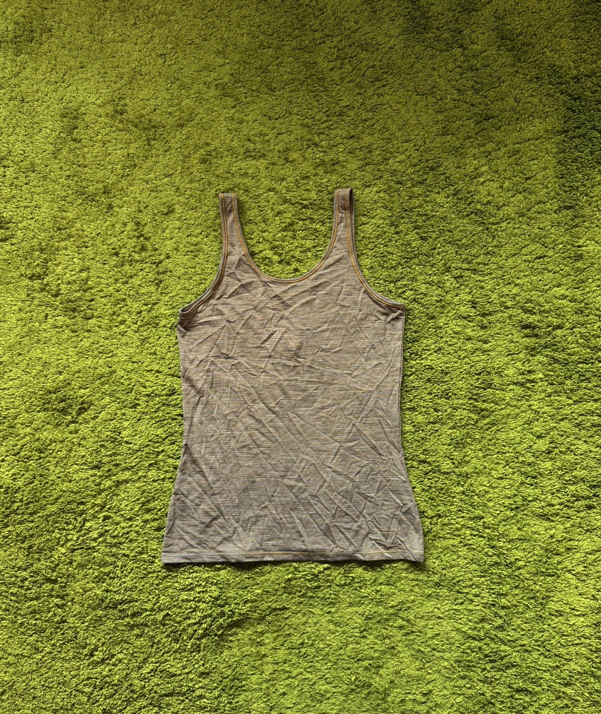 Icebreaker Icebreaker 100% merino wool striped thermo layer tank top Size L / US 10 / IT 46 - 2 Thumbnail
