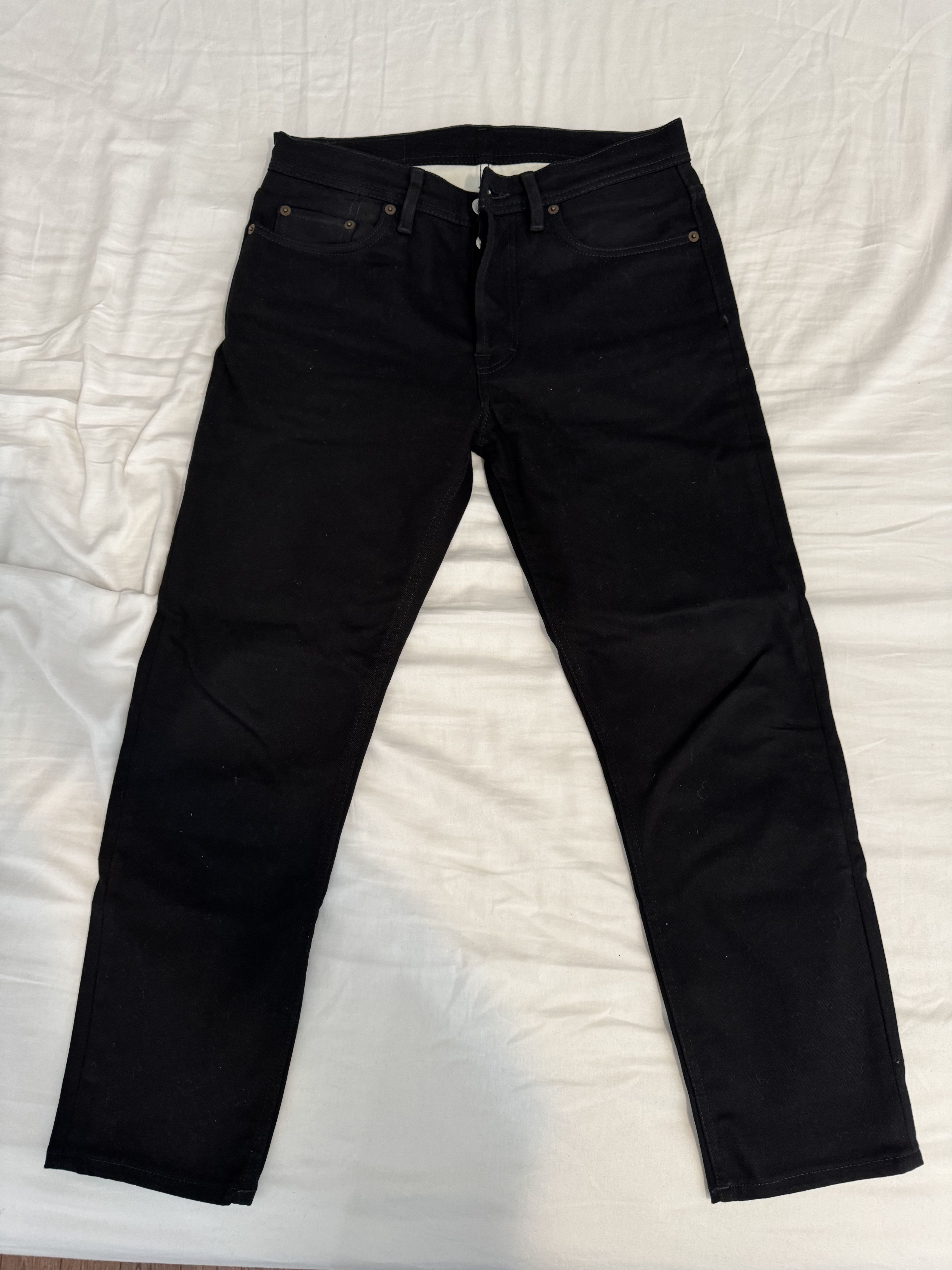 Acne Studios River Jeans Stay Black 29/30 Size US 29 - 1 Thumbnail