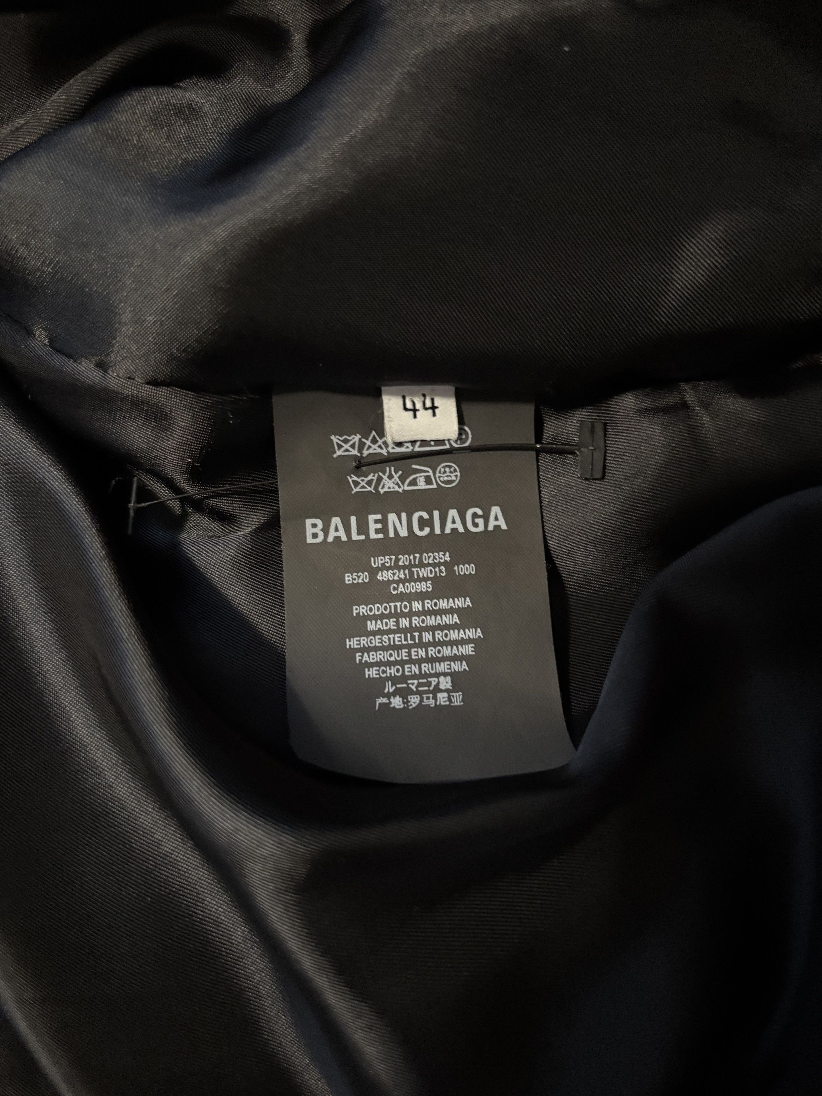 Balenciaga SS18 SINNERS BOMBER JACKET Size US S / EU 44-46 / 1 - 5 Thumbnail