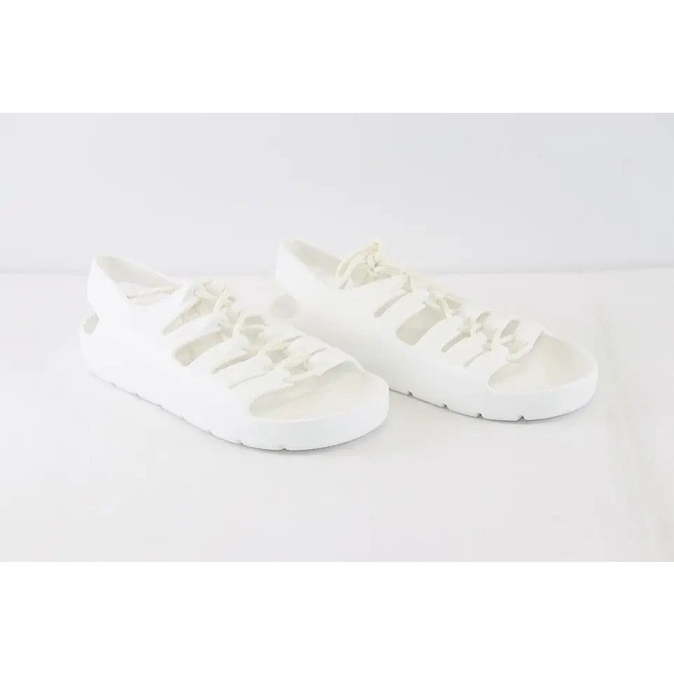 Bottega Veneta o1rshd1 Gel Rubber Jelly Sandal in Chalk Size US 12 / EU 45 - 4 Thumbnail