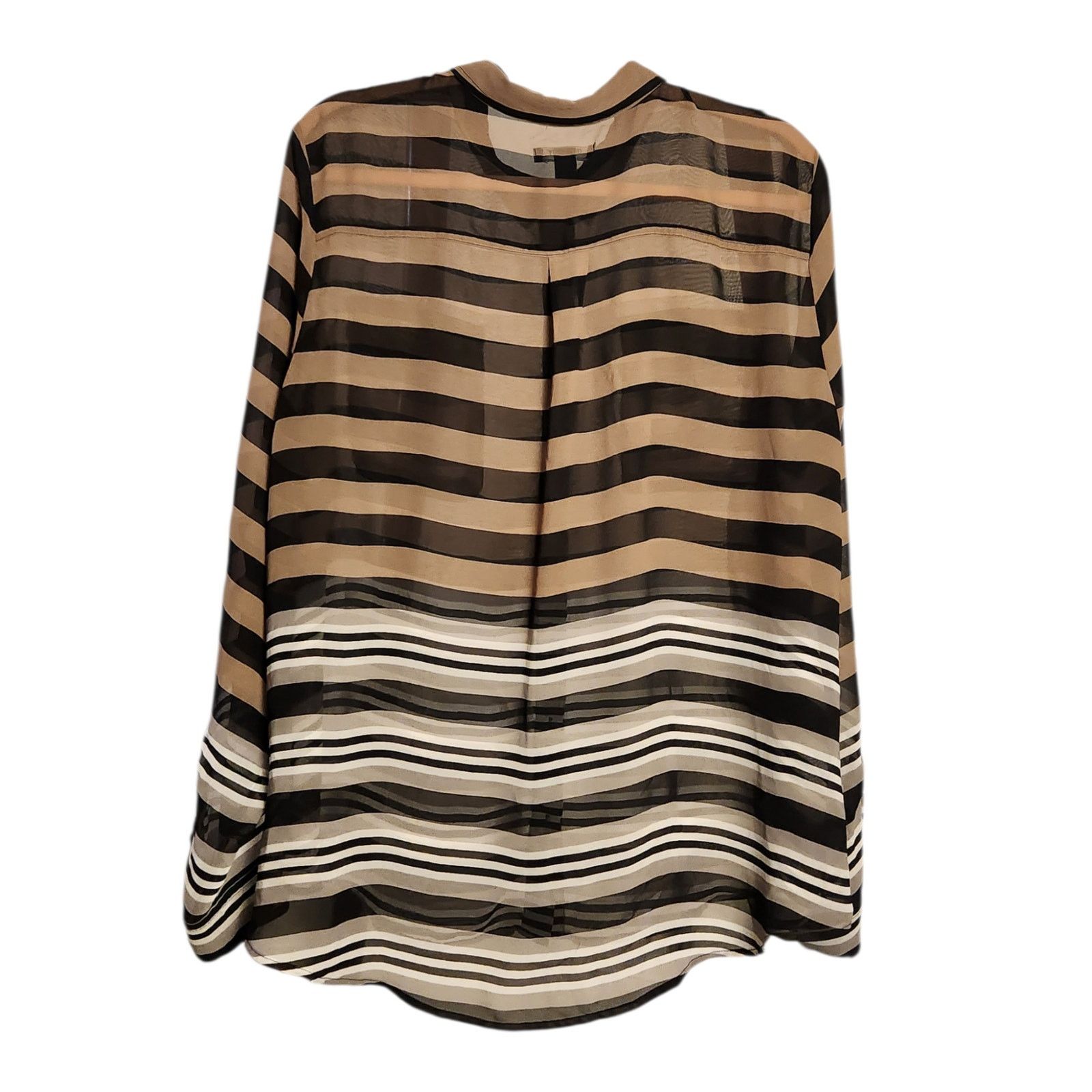 Old Navy Old Navy Striped Utility Blouse XXL Long Sleeve Shirt Size XXL / US 16-18 / IT 52-54 - 2 Thumbnail