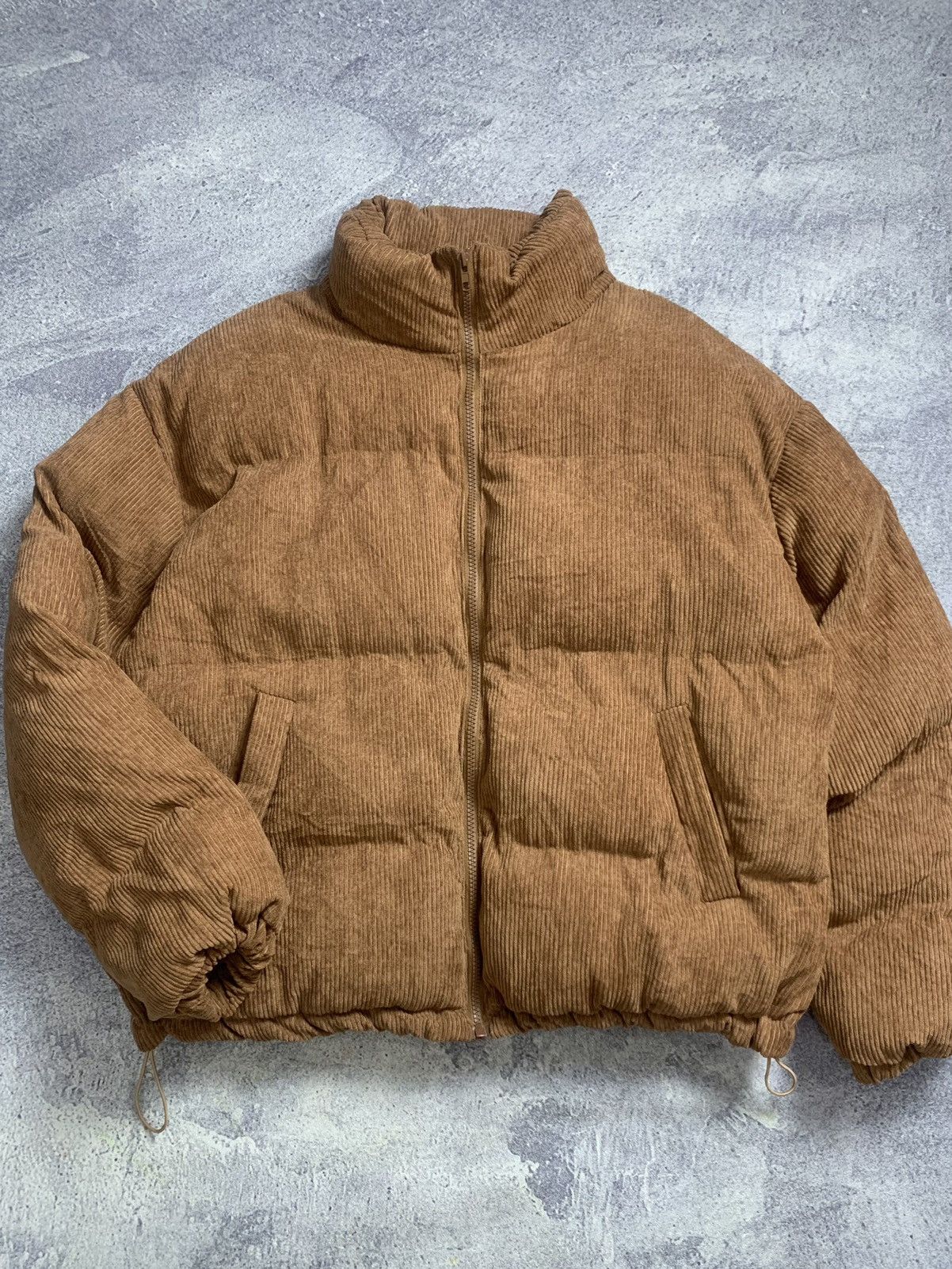 Vintage Vintage Corduroy Brown 'Blank' Down Jacket Size US S / EU 44-46 / 1 - 3 Thumbnail