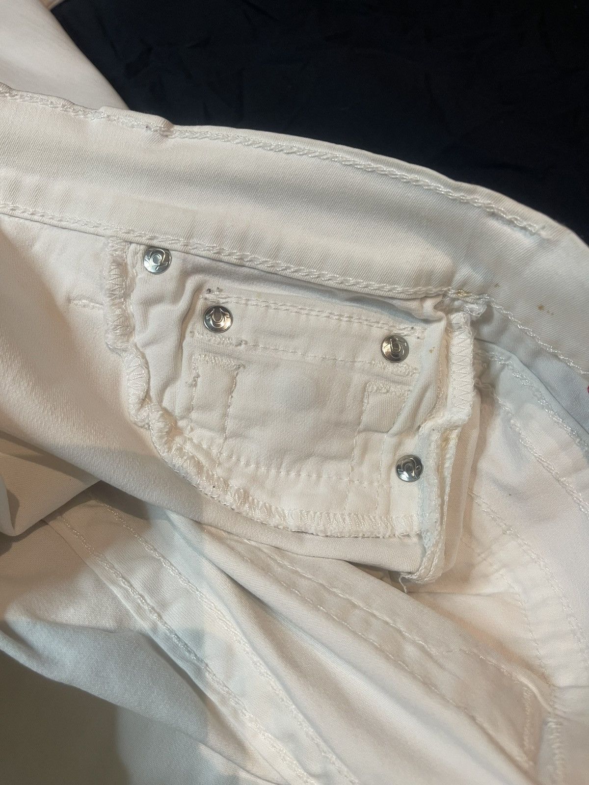 True Religion TRUE RELIGION white jeans model SERENA Size 29" - 12 Thumbnail