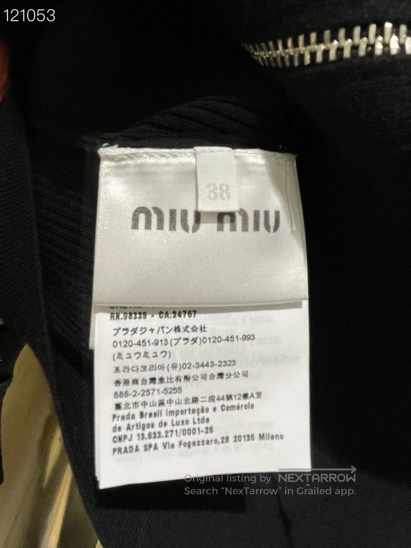 Miu Miu Miumiu Logo Embroidered Diamante Turtleneck Sweater. Size S / US 4 / IT 40 - 4 Thumbnail