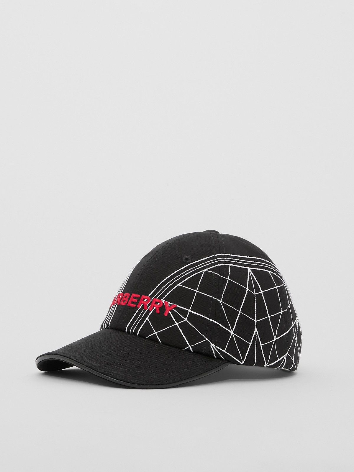 Burberry Burberry Embroidered Star Cotton Gabardine Baseball Cap Size ONE SIZE - 7 Thumbnail