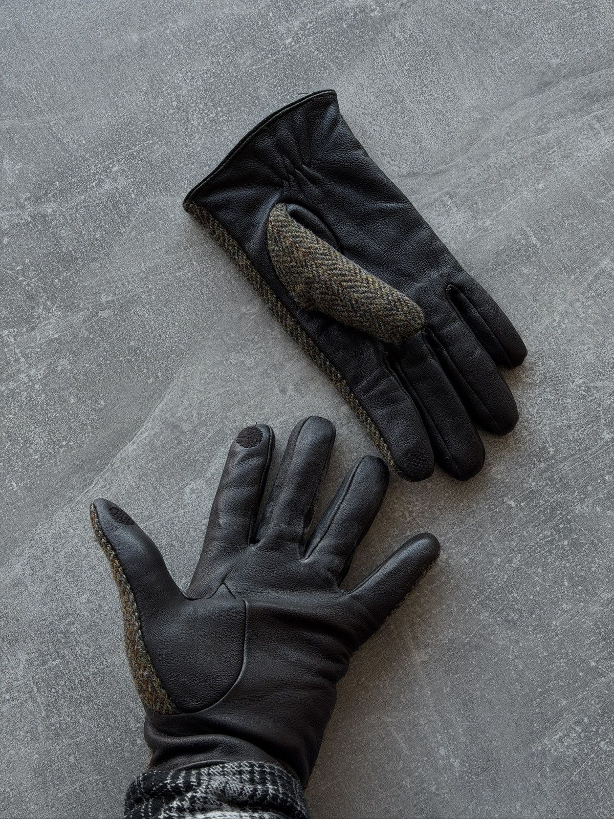 Harris Tweed Harris tweed gloves Size 32 - 5 Thumbnail