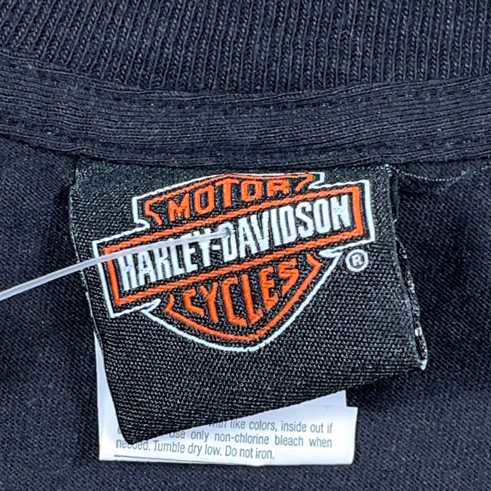 Harley Davidson Harley-Davidson Shirt Mens 3XL Black Tee Coin Miner Biker Engine Fire Flames Logo 80s Retro Classic USA Shirt T-Shirt Size US XXL / EU 58 / 5 - 4 Thumbnail