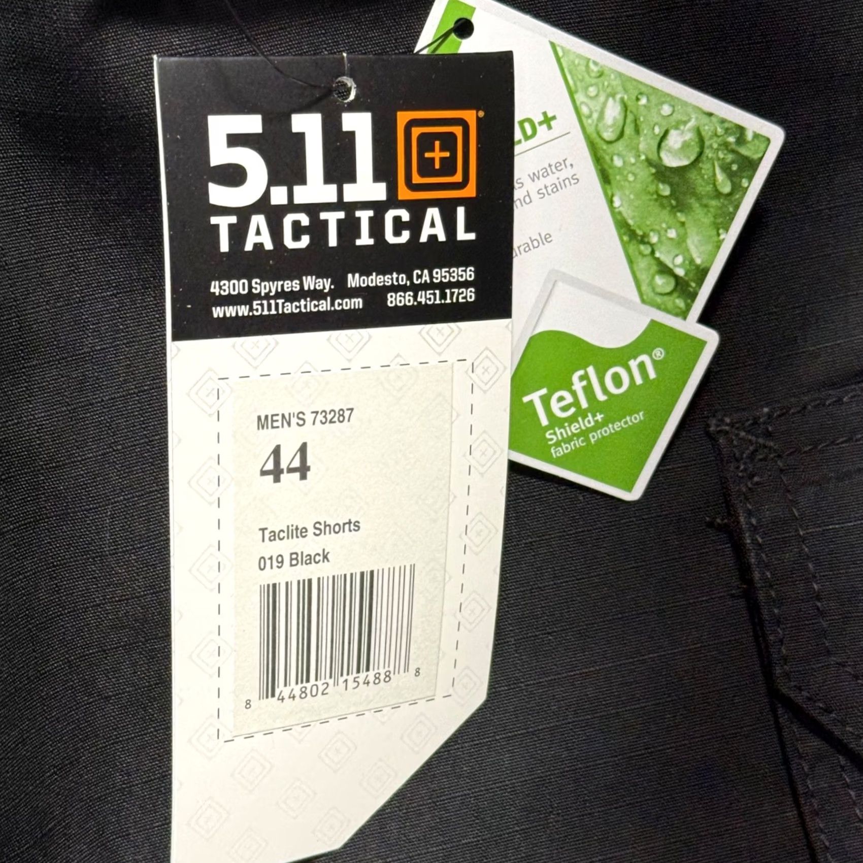Vintage 5.11 Tactical Taclite Shorts Mens 44 Black Cargo Ripstop Workwear 9" NWT Size US 44 / EU 60 - 5 Thumbnail