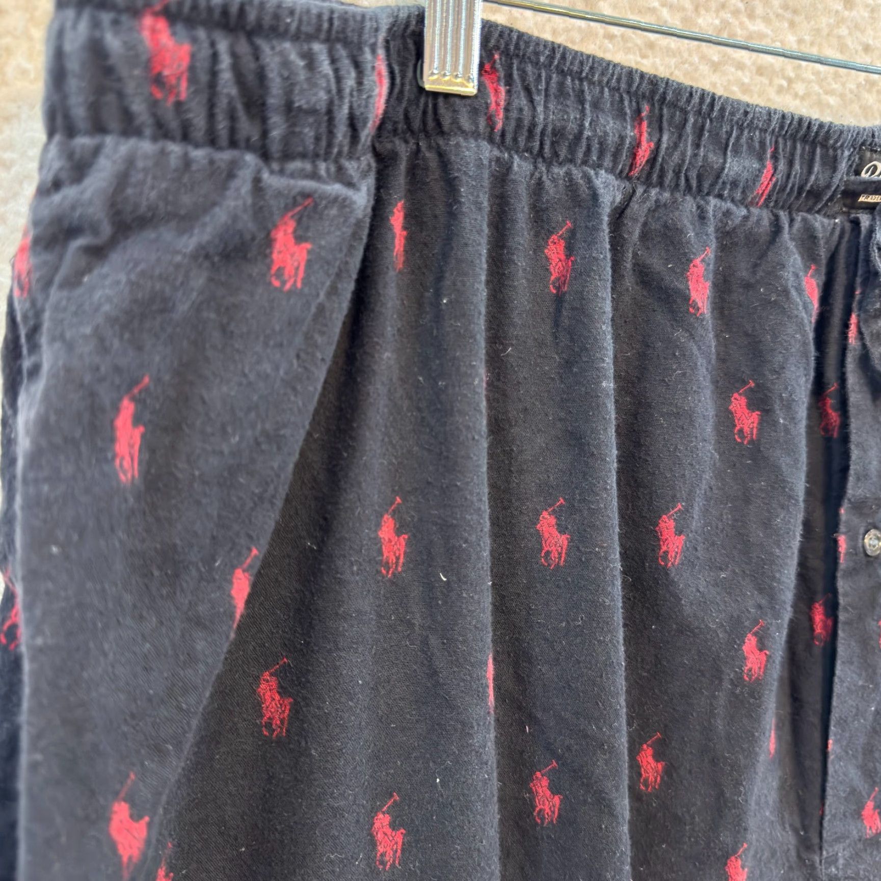Polo Ralph Lauren Polo Ralph Lauren Pajama Pants 4XL Mens Black Drawstring Pony Logo Polo Ralph Lauren Pajama Pants 4XL Mens Black Red Pony Logo Drawstring Size US XXL / EU 58 / 5 - 5 Thumbnail