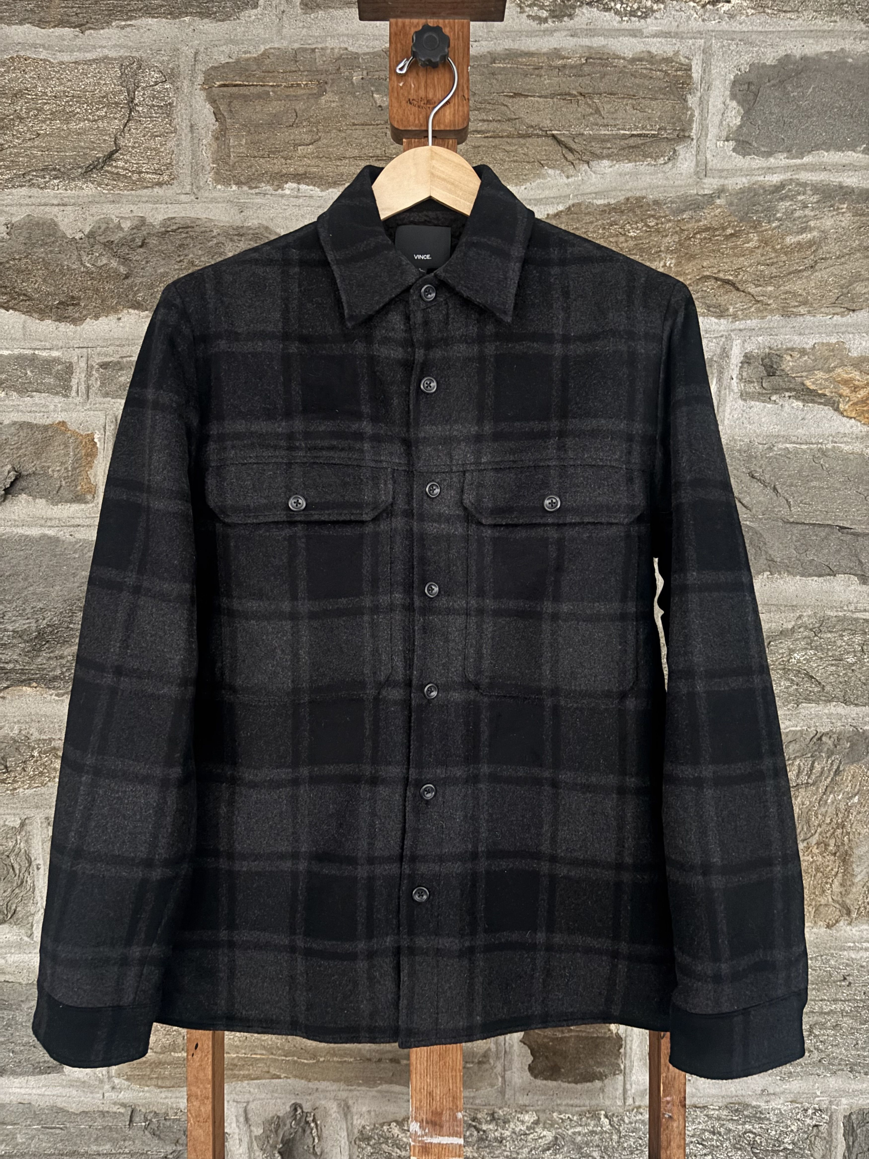 Vince Wool plaid, fur lined Chore Coat Size US S / EU 44-46 / 1 - 1 Thumbnail