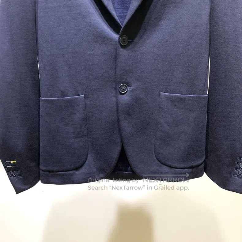 Fendi Fendi Solid color back logo single-breasted long sleeve su Size 46L - 6 Thumbnail