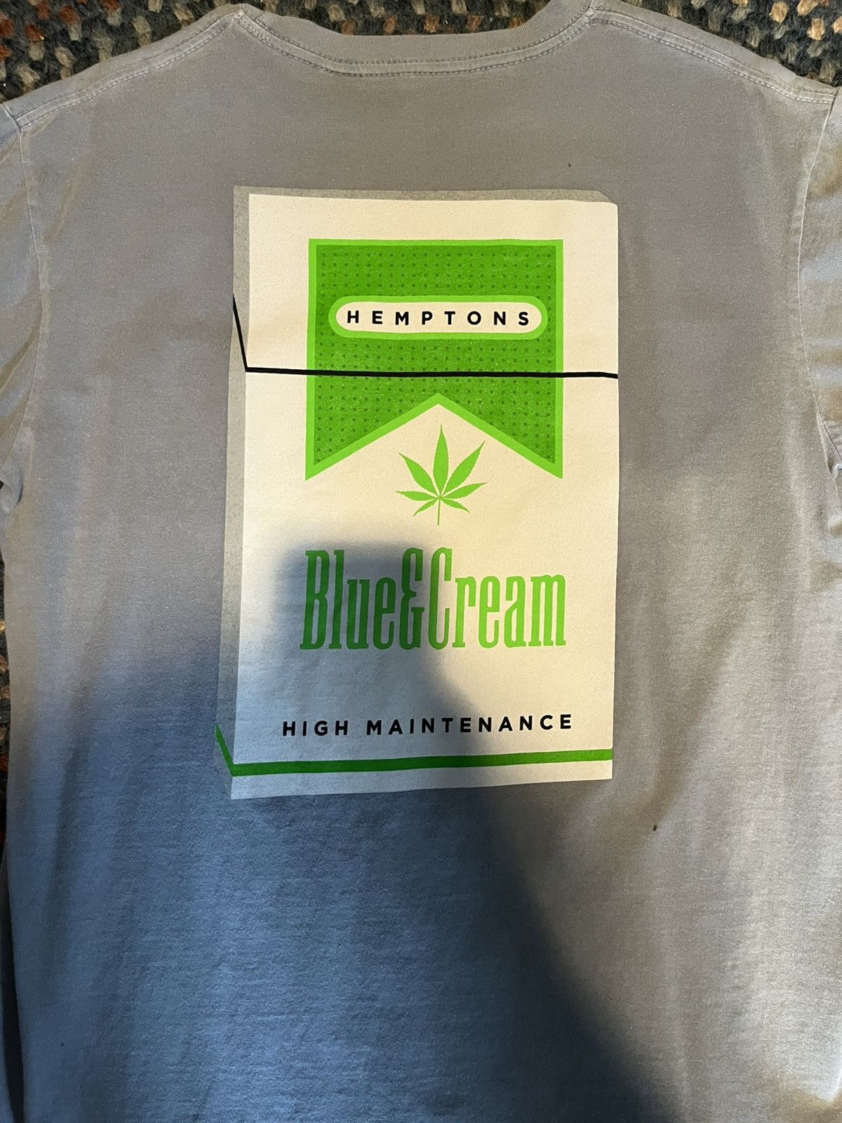 Blue & Cream Blue & Cream Gray Graphic Pocket T-Shirt Size US M / EU 48-50 / 2 - 4 Thumbnail
