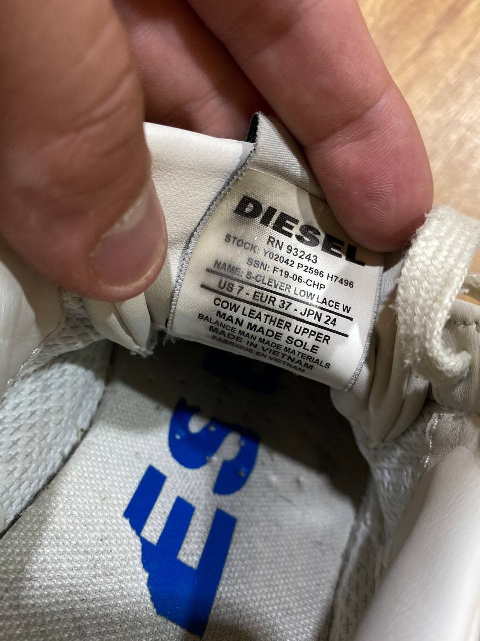 Diesel Vintage Diesel Training Low-Top Sneakers Size 7 Size US 7 / IT 37 - 3 Thumbnail
