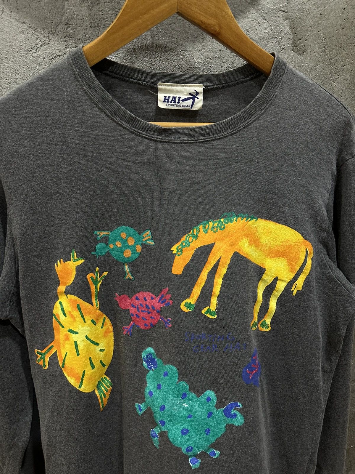 Hai Sporting Gear × Issey Miyake 1990 - Hai Sporting Gear Animal Printed L/S Shirts Size US M / EU 48-50 / 2 - 2 Thumbnail