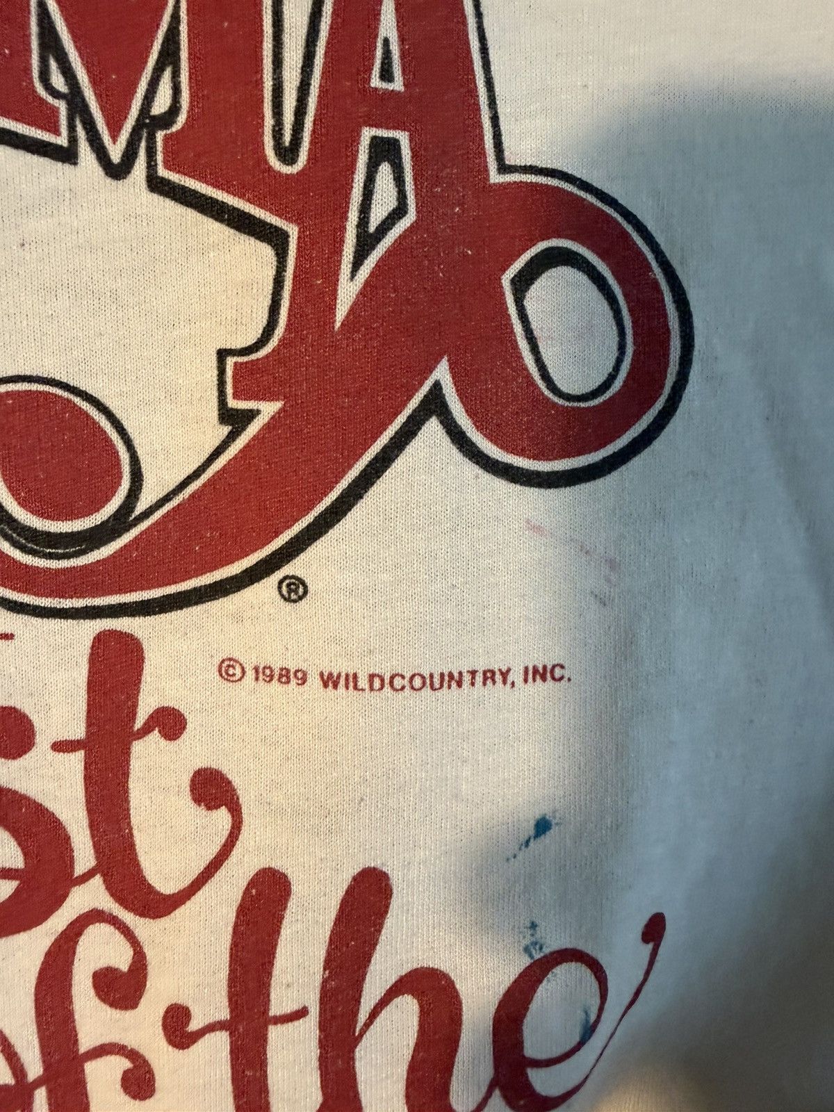 Vintage Vintage single stitch 1989 Alabama artist decade tee shirt Size US L / EU 52-54 / 3 - 2 Thumbnail