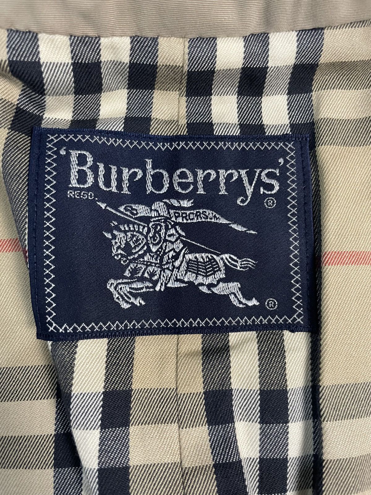 Burberry Vintage Burberrys Porsum London Novacheck Trench Coat Size US M / EU 48-50 / 2 - 7 Thumbnail