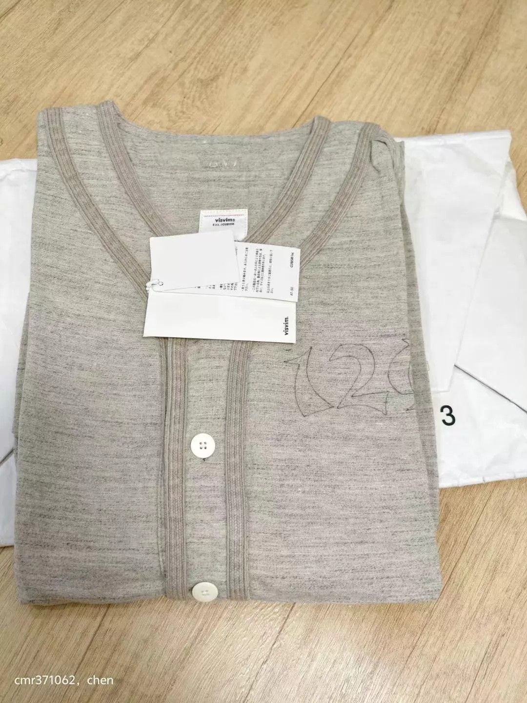 Visvim VISVIM 18SS DUGOUT S/S FLANNEL Grey 3 (Smaller) NEW Size US L / EU 52-54 / 3 - 9 Thumbnail
