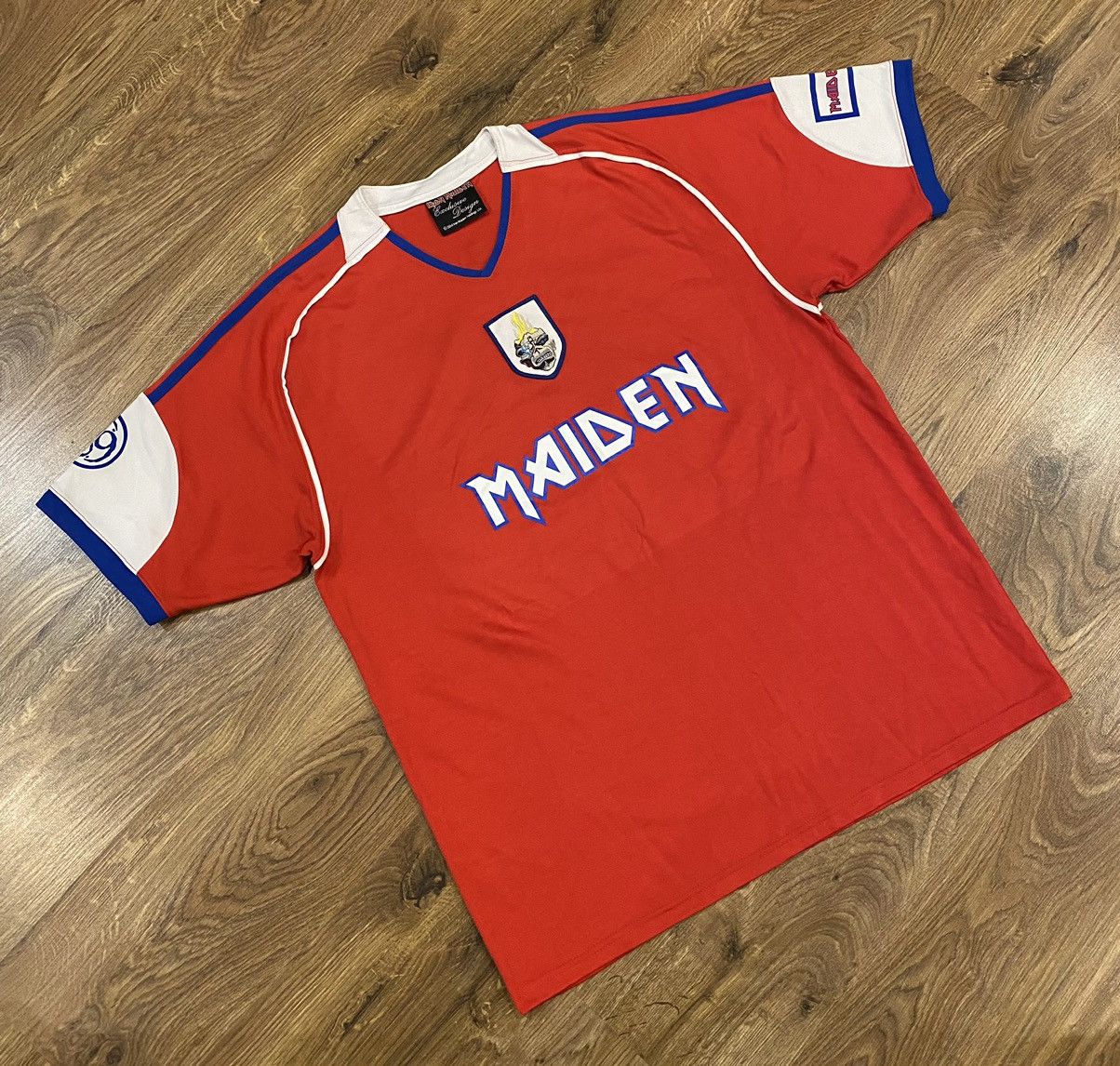 Band Tees Iron Maiden England Jersey x Vintage x Rare x Rock Tees Size US L / EU 52-54 / 3 - 2 Thumbnail