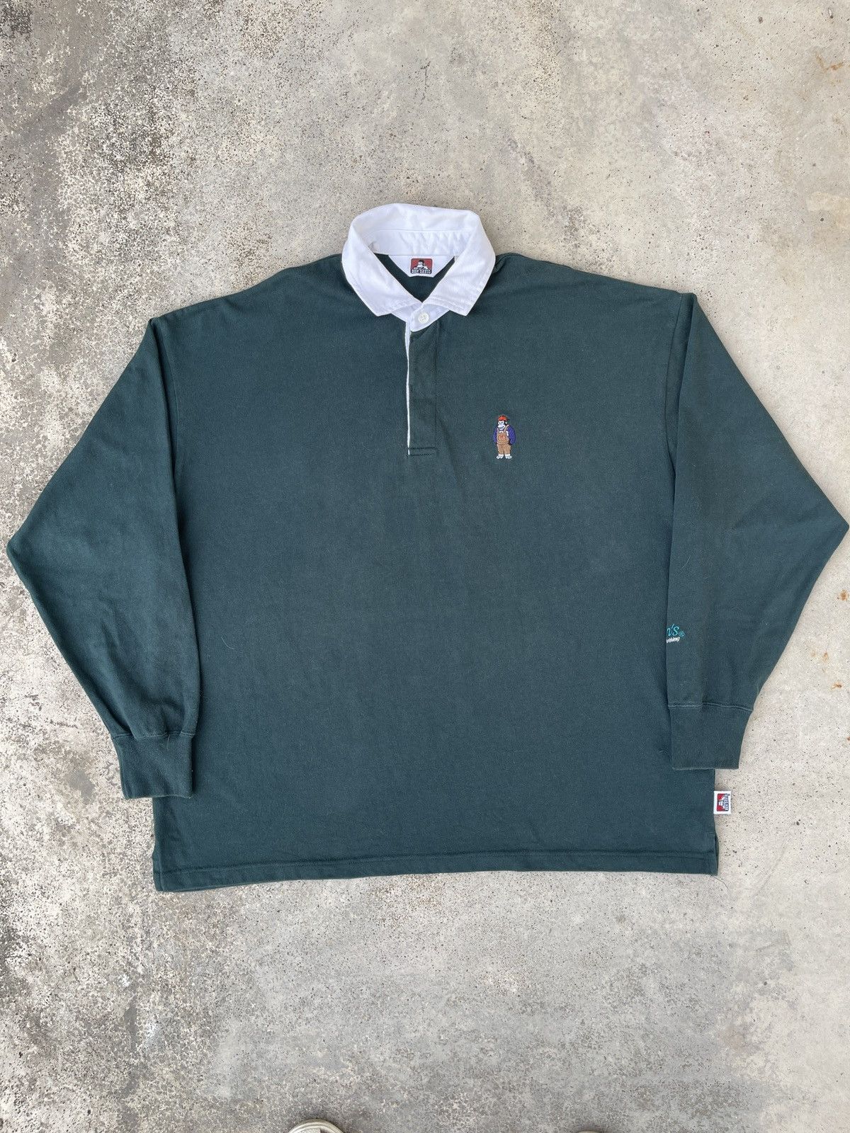 Ben Davis × Vintage Ben Davis Polo Rugby Long sleeve Size US XXL / EU 58 / 5 - 1 Thumbnail