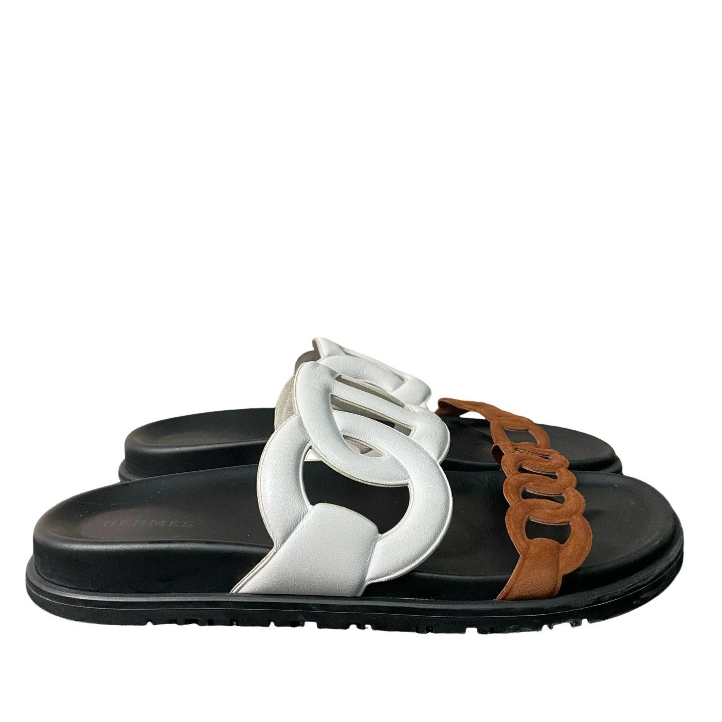 Hermes Hermes Multi-Color Slide Sandals Size 38 Size US 8 / IT 38 - 1 Thumbnail