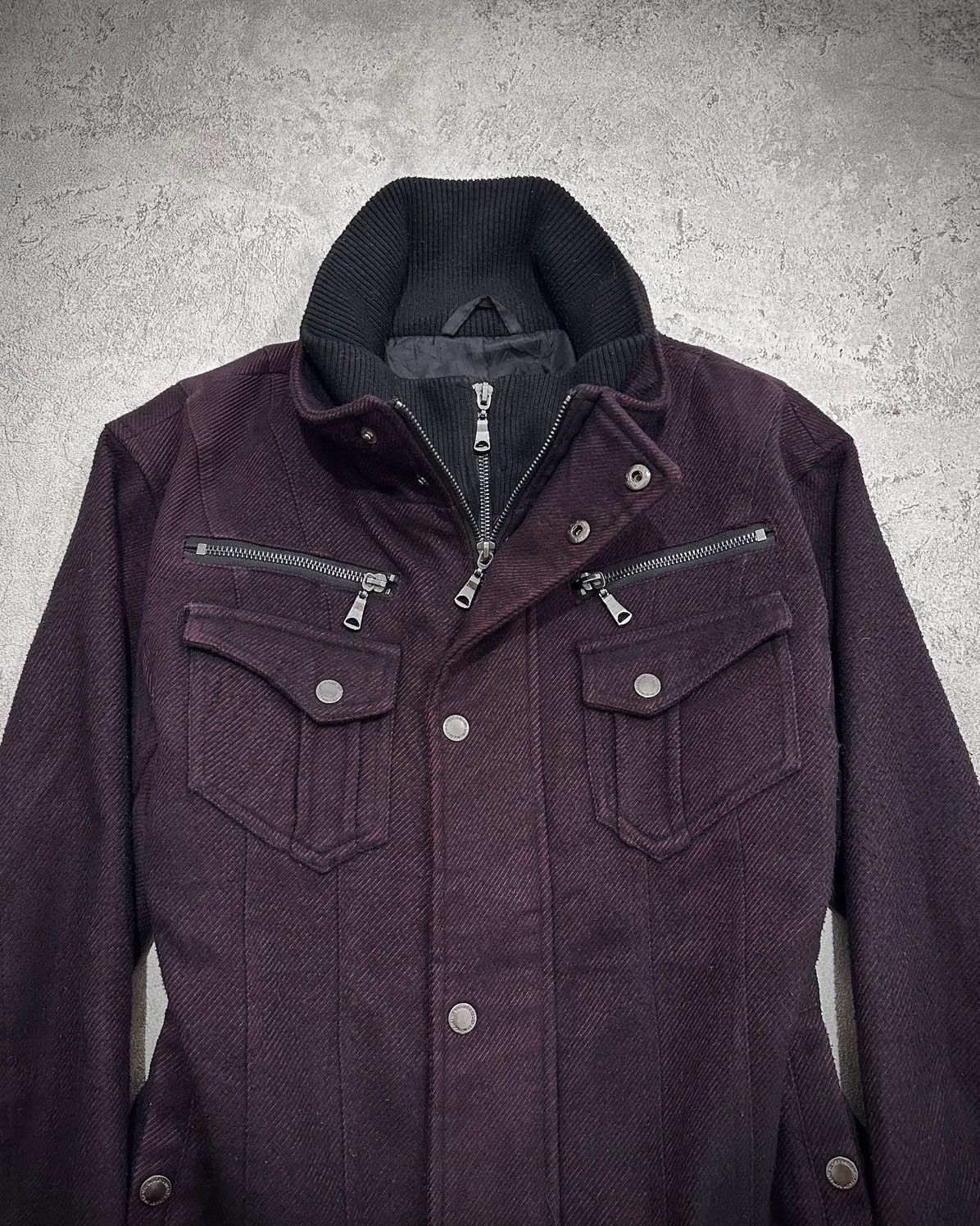 Japanese Brand Vkei Semantic Design Double Zipp Riders Jacket Size US L / EU 52-54 / 3 - 2 Thumbnail