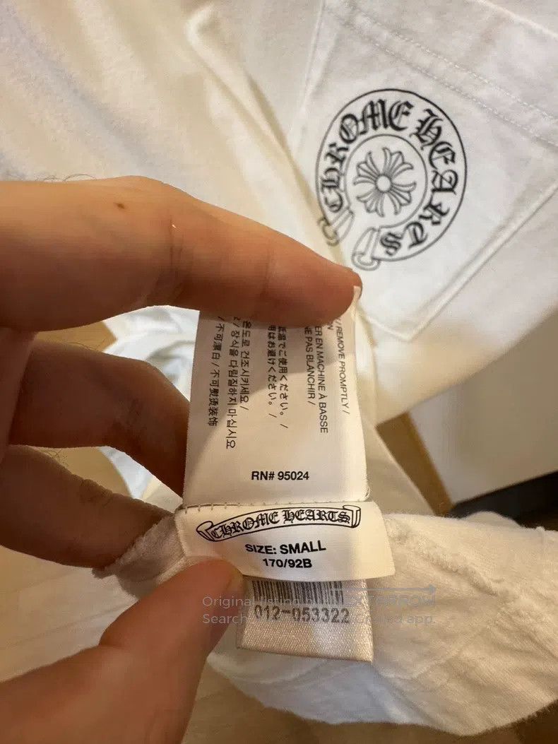 Chrome Hearts CHROME HEARTS Size S White cotton short sleeve t Size US S / EU 44-46 / 1 - 4 Thumbnail