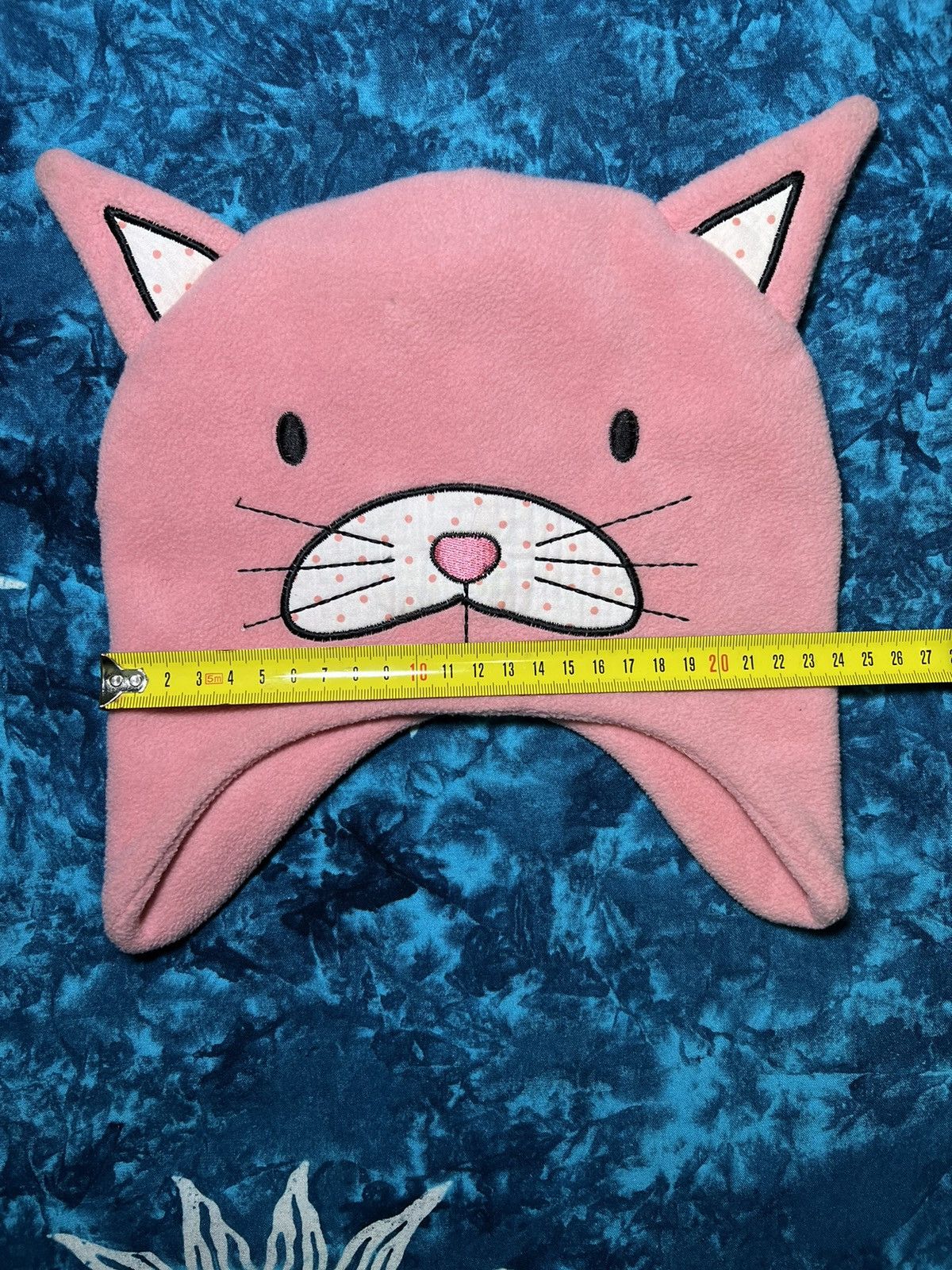 Japanese Brand Y2K Pink Cat Beanie Hat Fleese Cap Size ONE SIZE - 7 Thumbnail