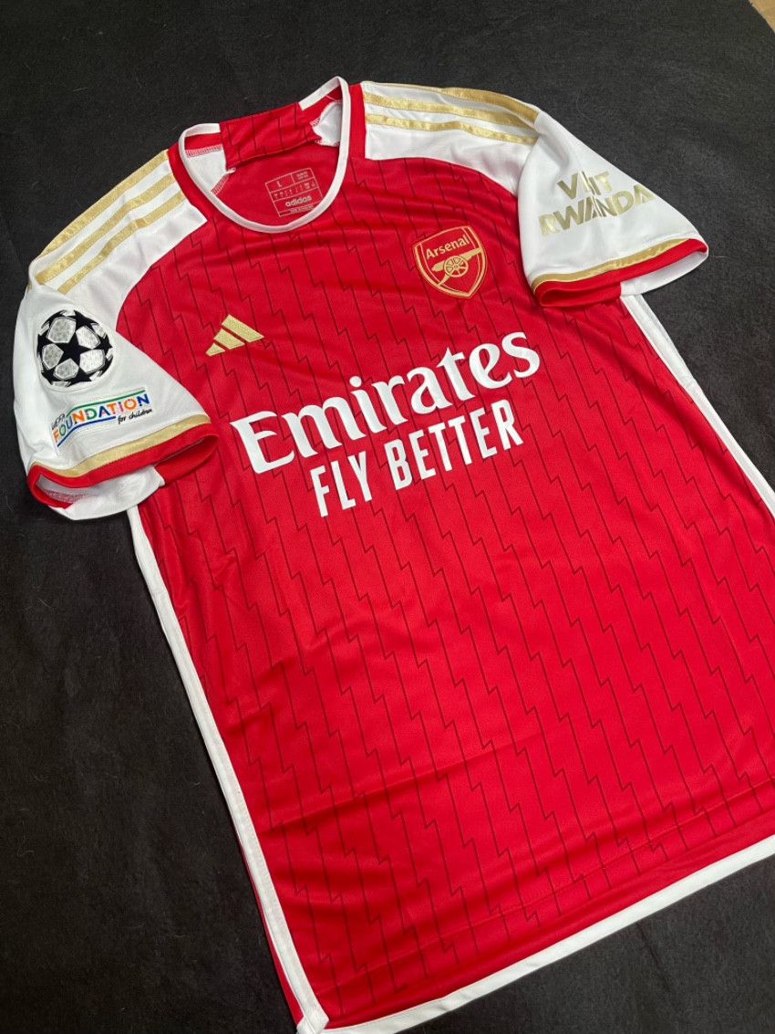 Vintage 23/24 Arsenal Rice Home Jersey | Grailed