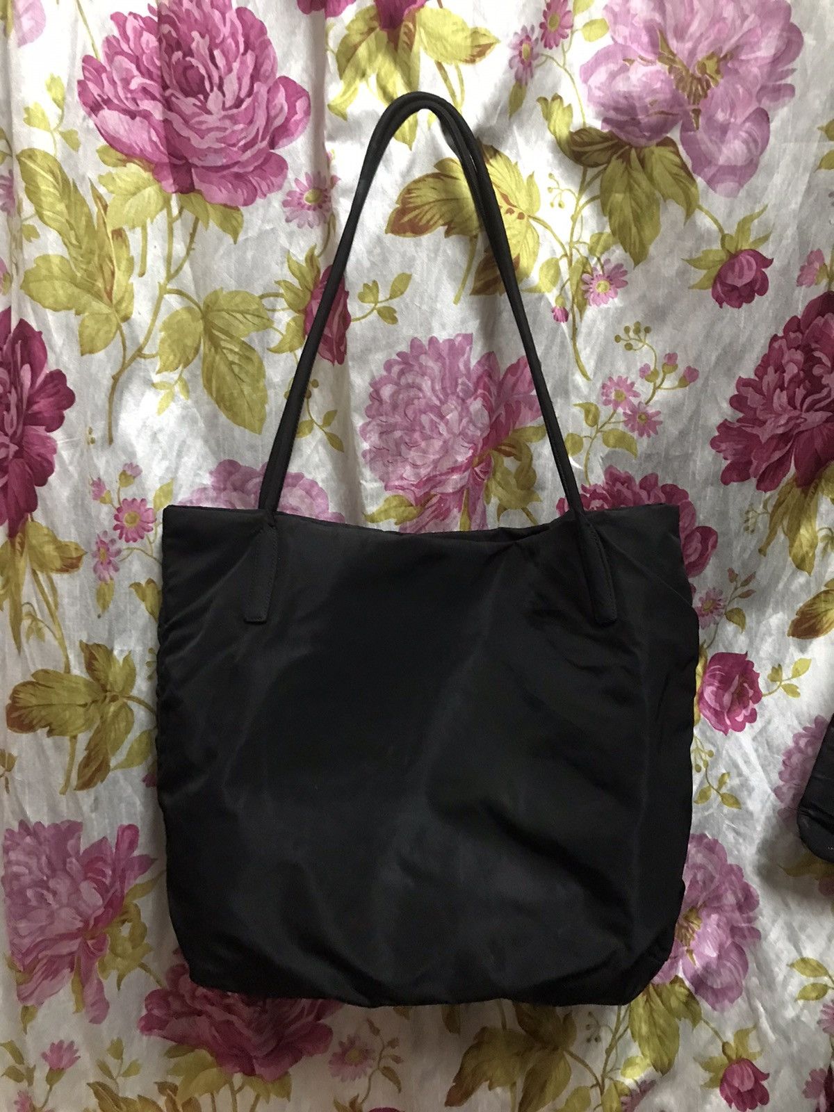 Prada × Vintage Authentic Prada Black Tote Bag Size ONE SIZE - 2 Thumbnail