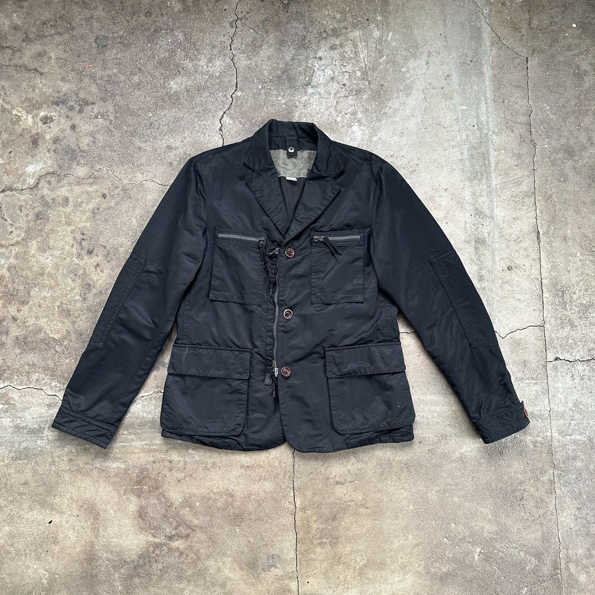 Vintage Jet Set Nylon Pocket Jacket