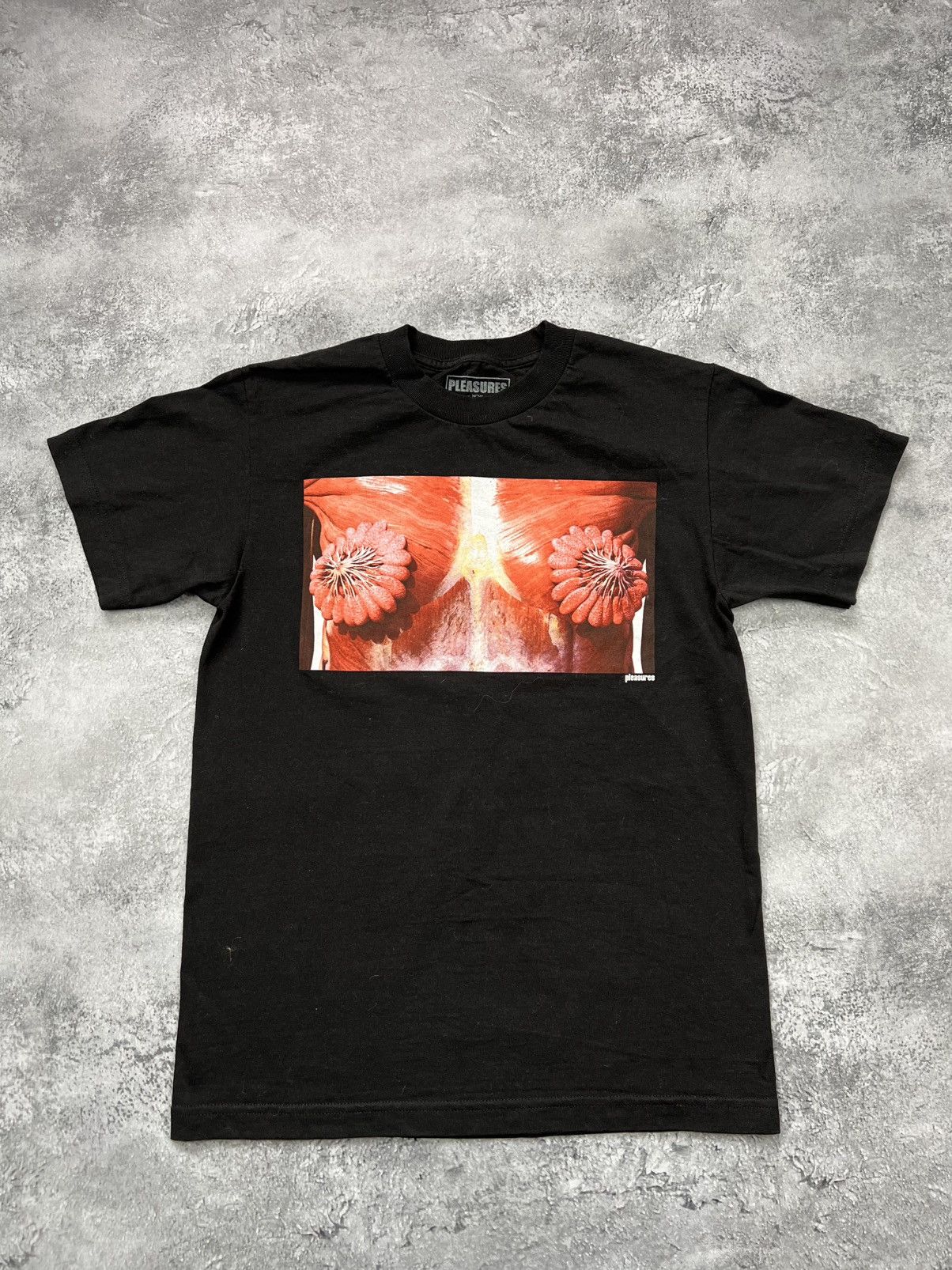 Pleasures Pleasures Mens Black T Shirt Tee Boobs Tits Chest Size US S / EU 44-46 / 1 - 1 Thumbnail
