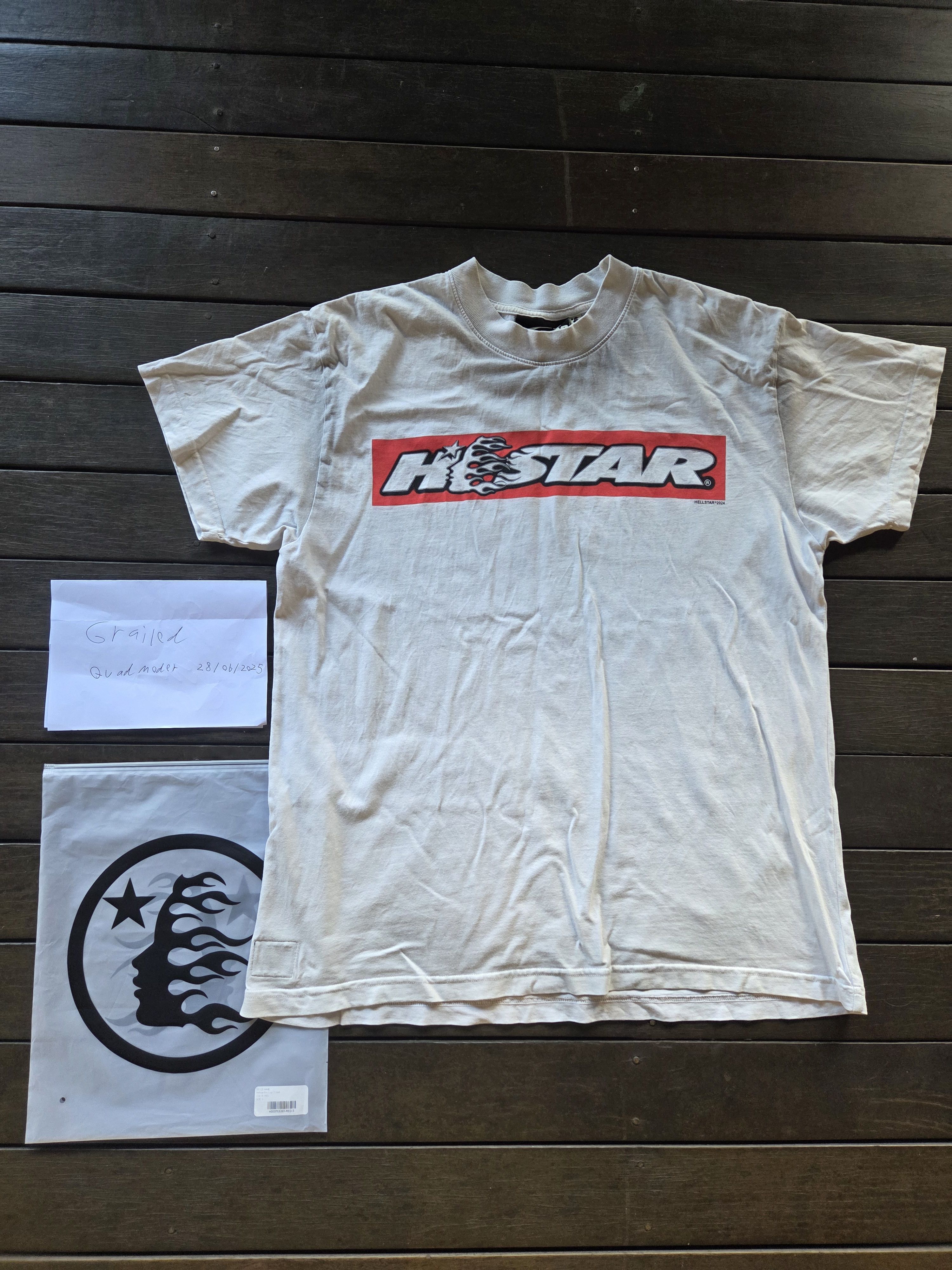 HELLSTAR Hellstar red box logo white t-shirt 2024 small Capsule 10 Size US S / EU 44-46 / 1 - 2 Thumbnail