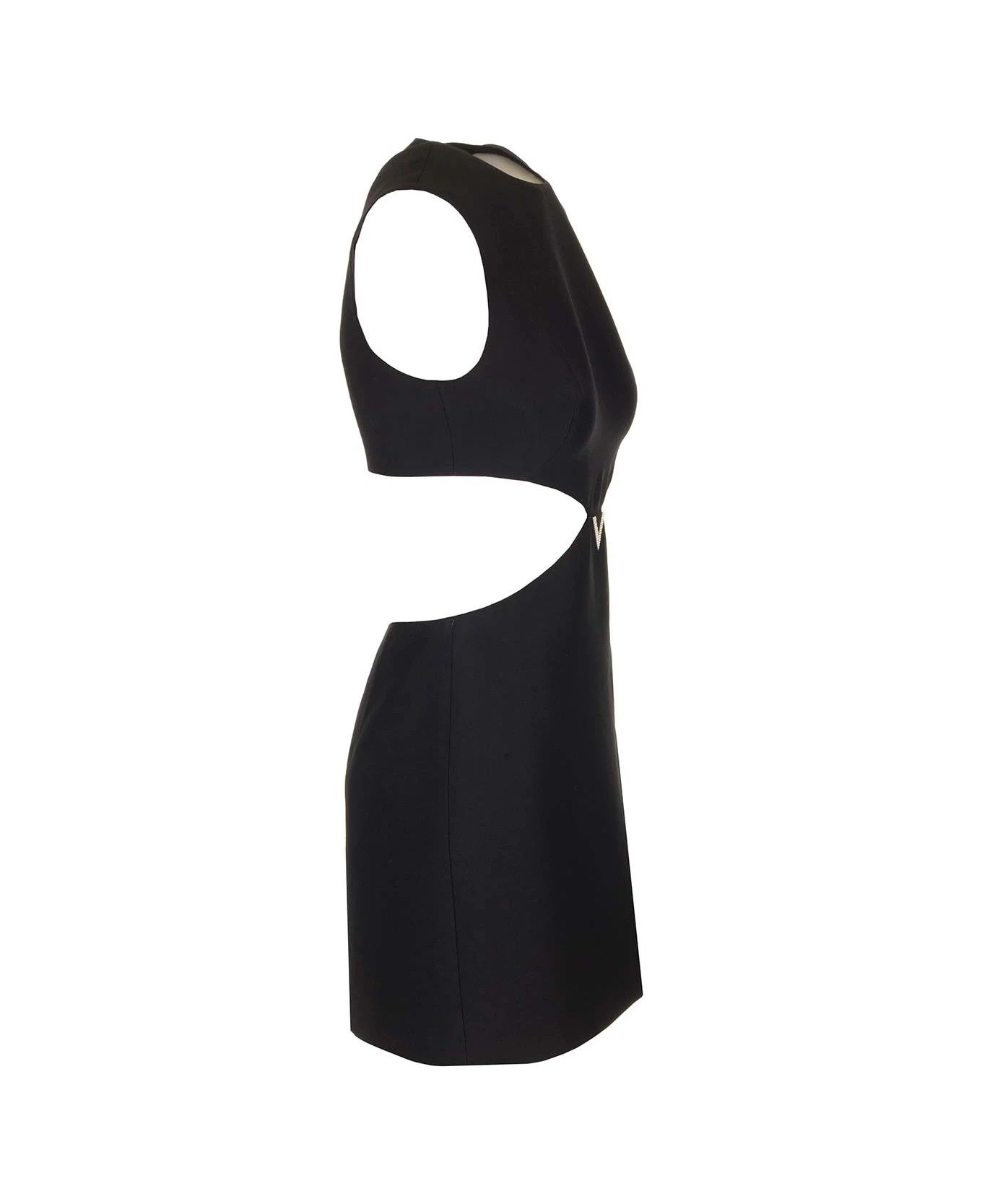 Valentino o1y0326 Mini Dress in Black Size XS / US 0-2 / IT 36-38 - 3 Thumbnail