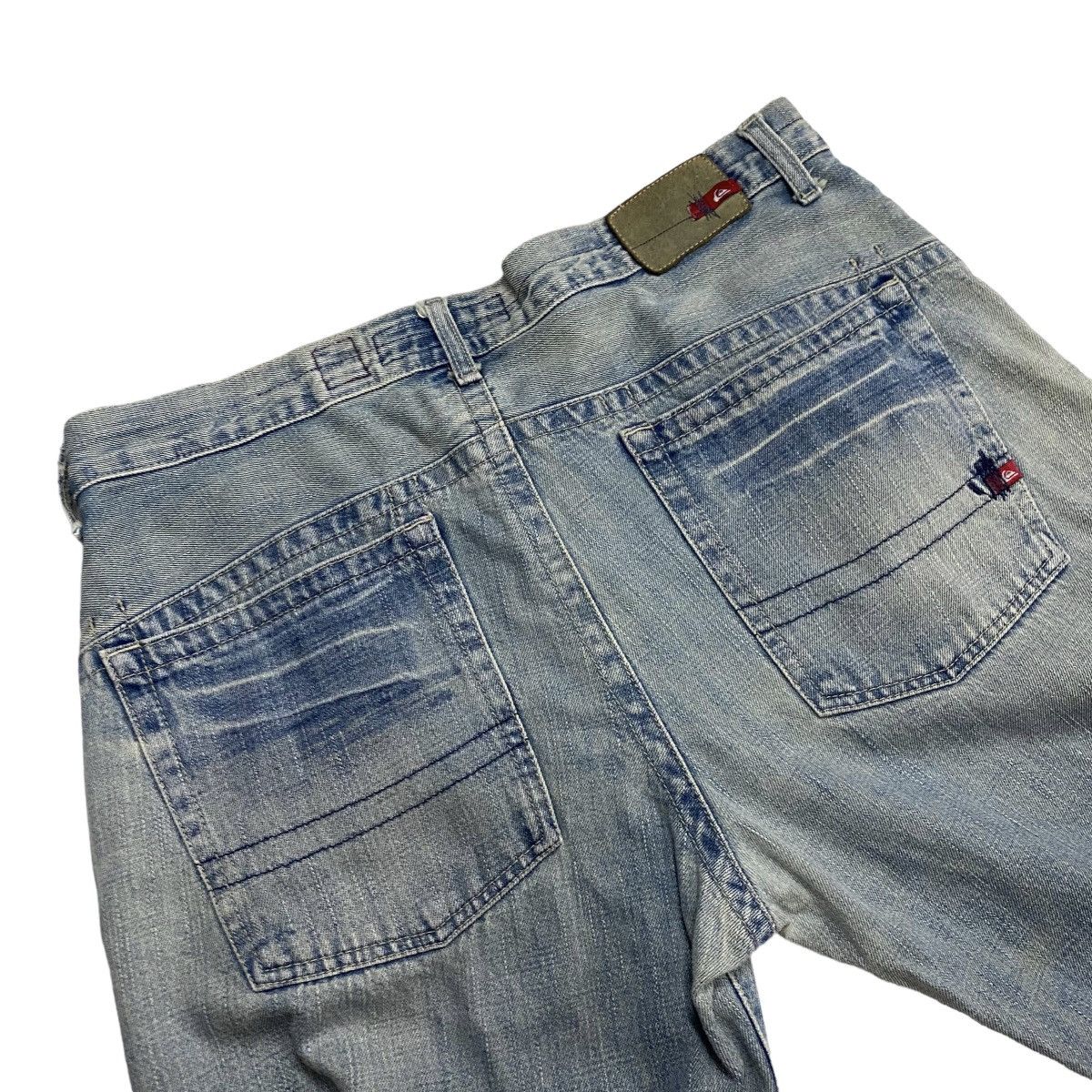 Quiksilver VINTAGE Y2K QUIKSILVER BAGGY DENIM PANT Size US 36 / EU 52 - 8 Thumbnail