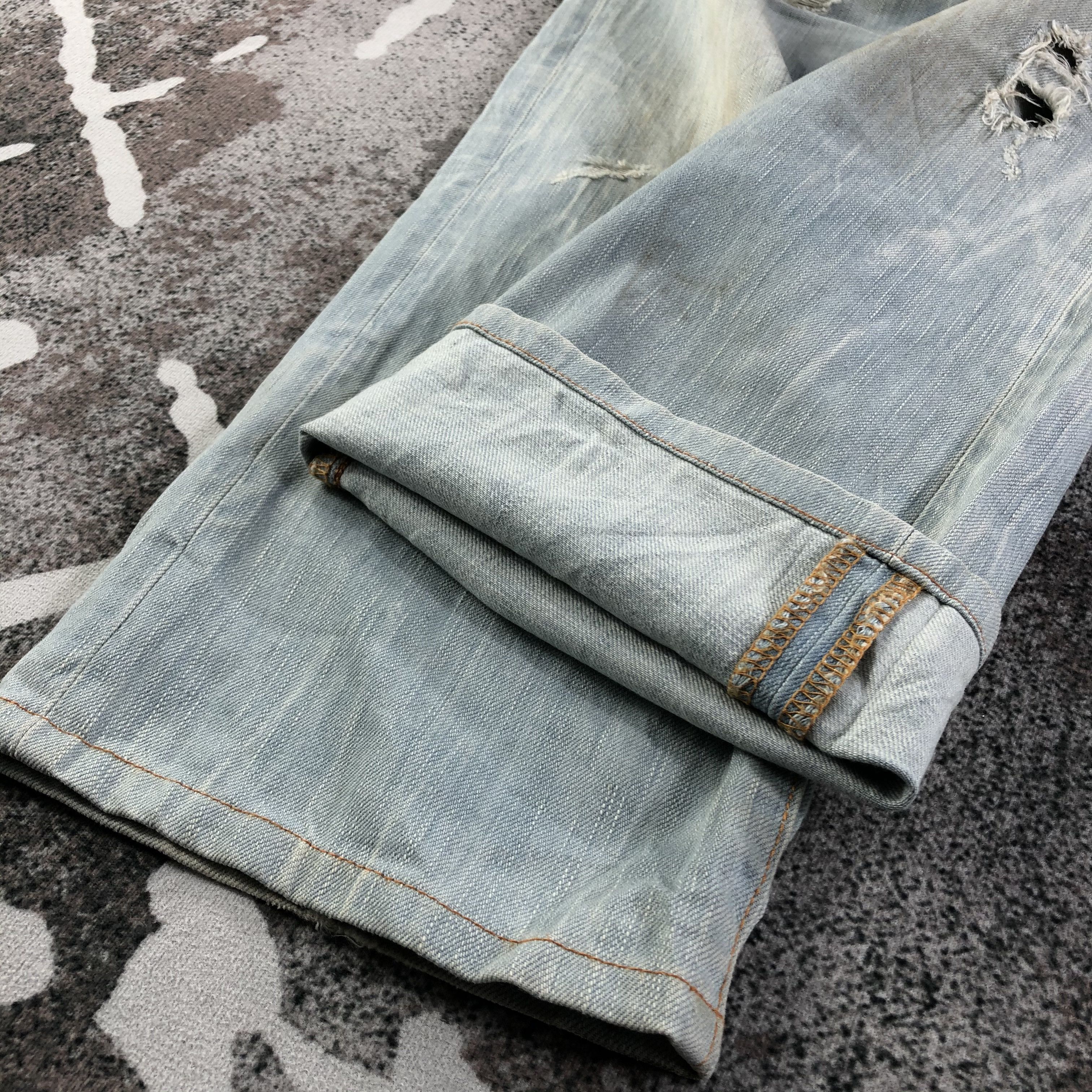 Edwin Edwin 503 Blue Trip Jeans Patchwork Denim KJ1640 Size US 28 / EU 44 - 7 Thumbnail