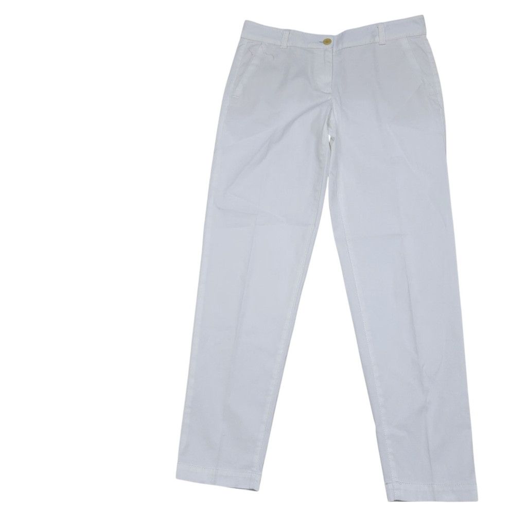 Talbots Talbots The Weekend Chino Women's White Pants Size 2P Waist Size 26" / US 2 / IT 38 - 3 Thumbnail