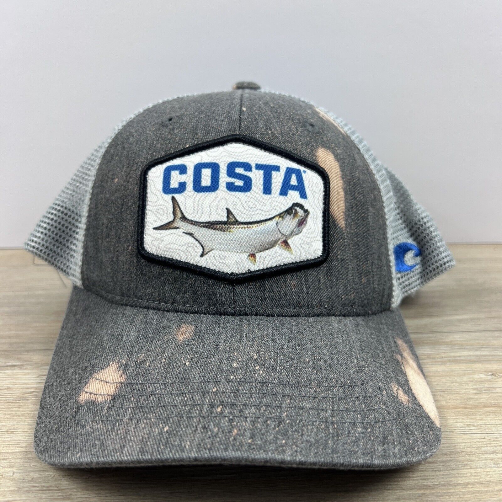 Other Costa Snapback Hat Gray Adjustable Hat Adult Fit Gray Hat Size ONE SIZE - 1 Thumbnail