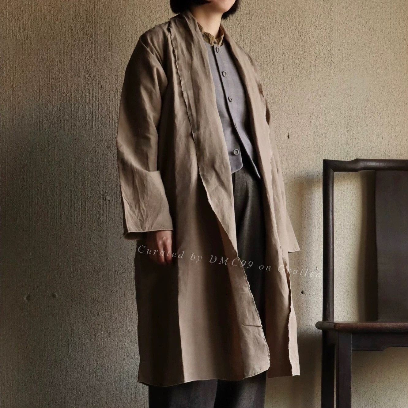 MITTAN Mittan Japanese Linen Cardigan Windbreaker Size M / US 6-8 / IT 42-44 - 1 Thumbnail