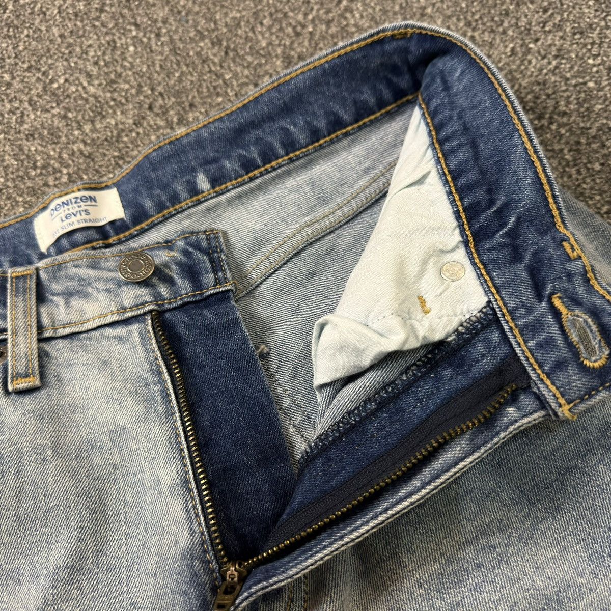 Levi's Levis Denizen 232 Slim Straight Blue Faded Denim W30 Size US 30 / EU 46 - 12 Thumbnail