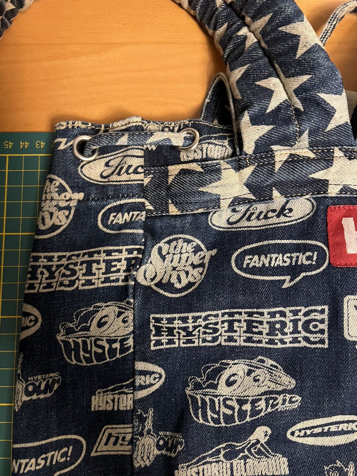 Hysteric Glamour Vintage Hysteric Glamour denim backpack Size ONE SIZE - 11 Thumbnail