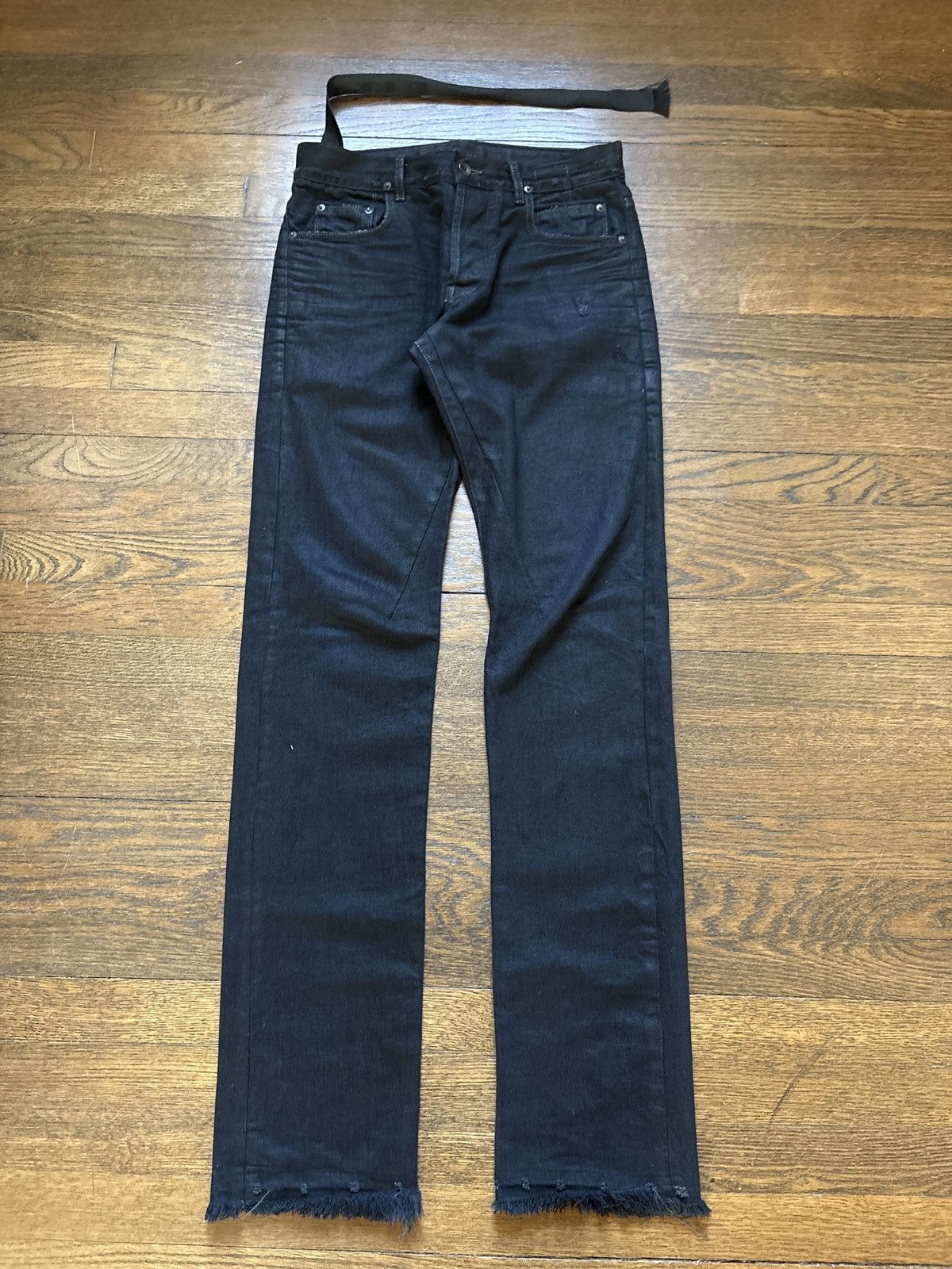 Rick Owens × Rick Owens Drkshdw RICK OWENS SPIRAL DENIM WAXED FW09