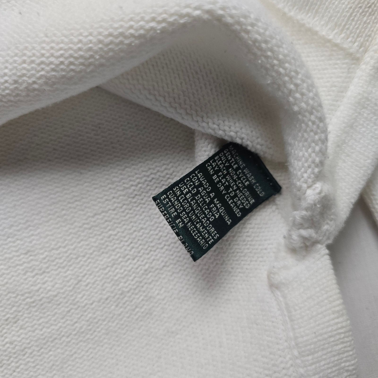 Lauren Ralph Lauren × Vintage Vintage Lauren Ralph Lauren White Logo Crest PL Sweater Size L / US 10 / IT 46 - 6 Thumbnail