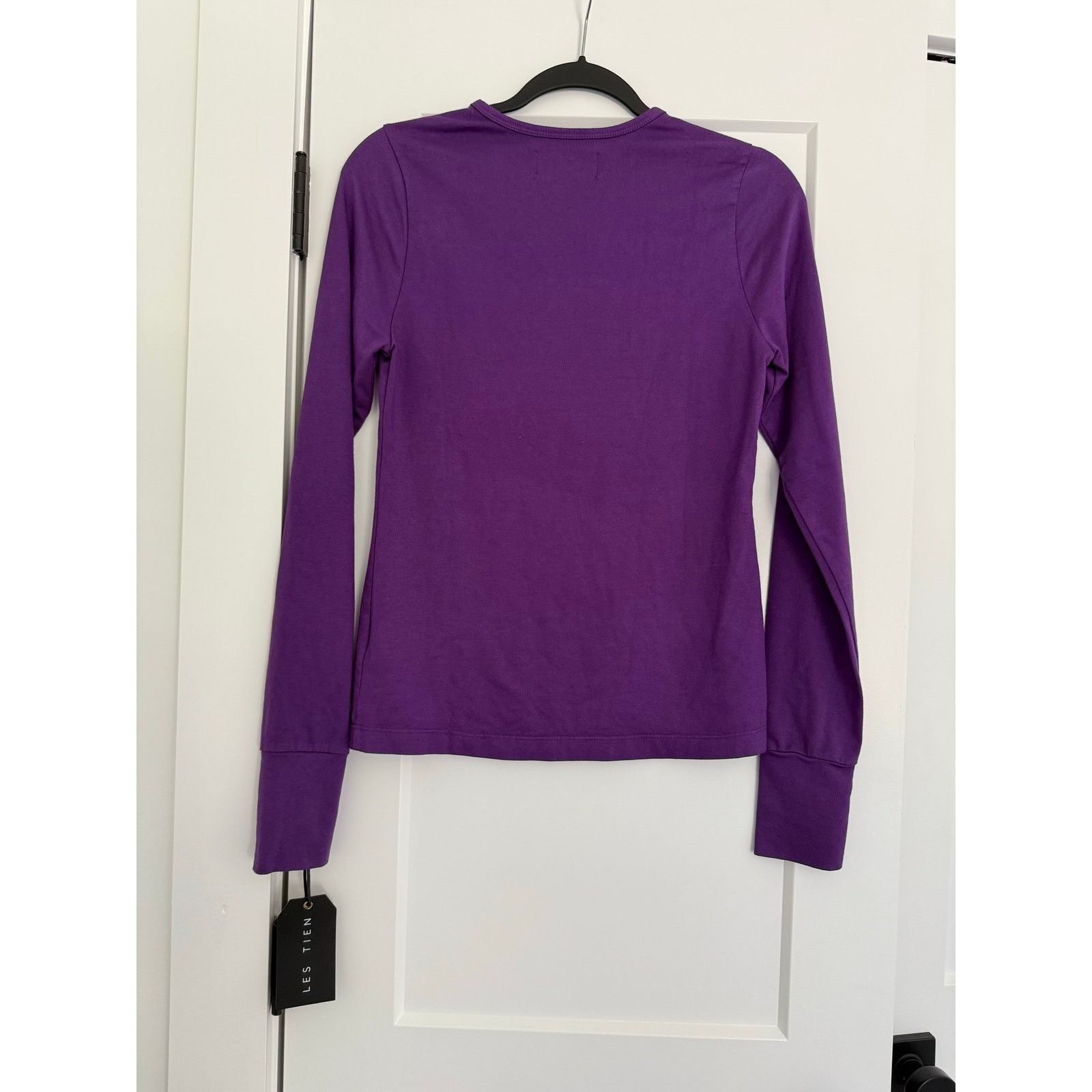 Les Tien $110 New Les Tien Supima Modal Fiona Tee - Purple - small Size S / US 4 / IT 40 - 3 Thumbnail