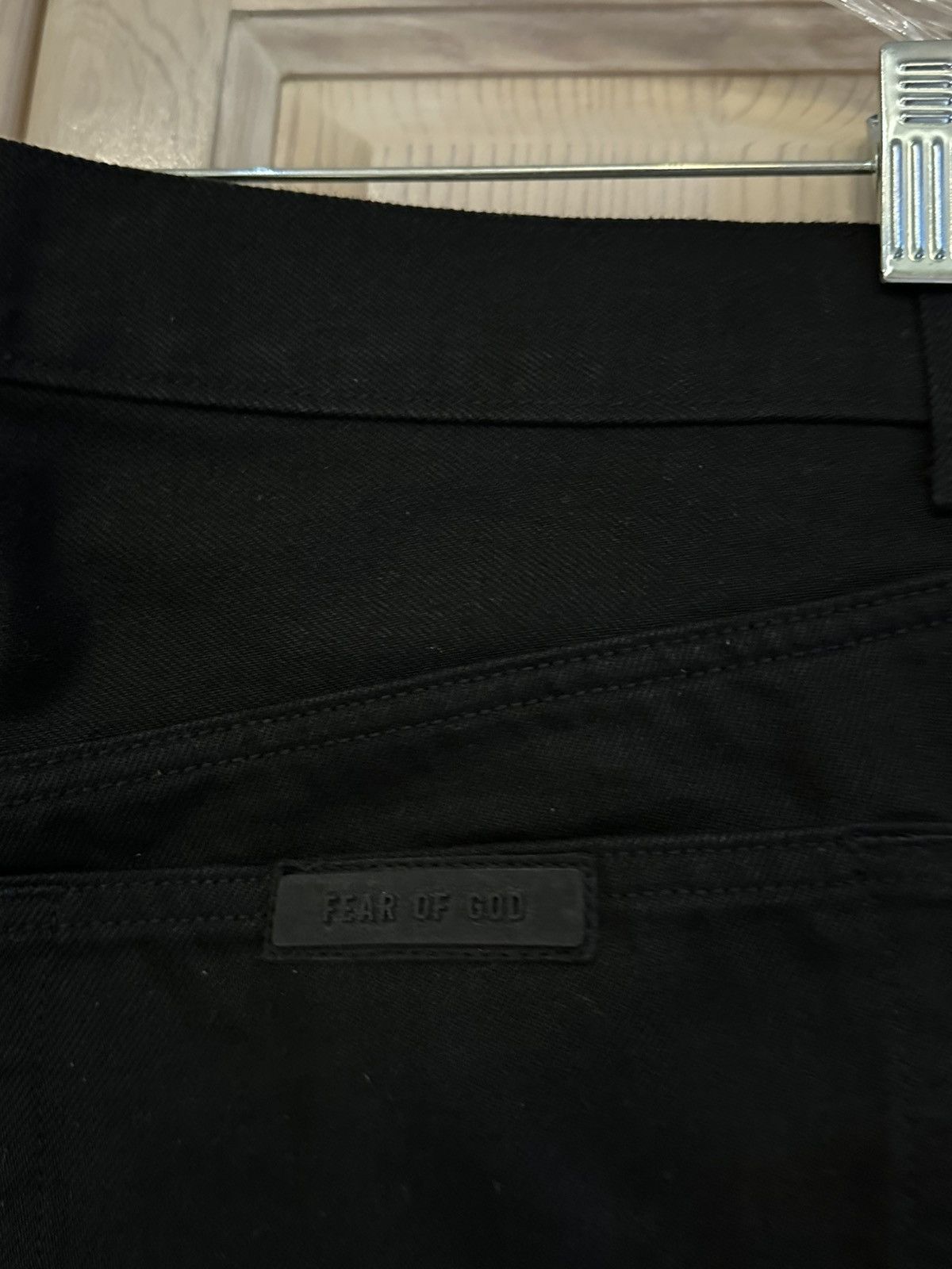 Essentials fear of god essentials 5 pocket black denim jeans 36 Size US 36 / EU 52 - 7 Thumbnail