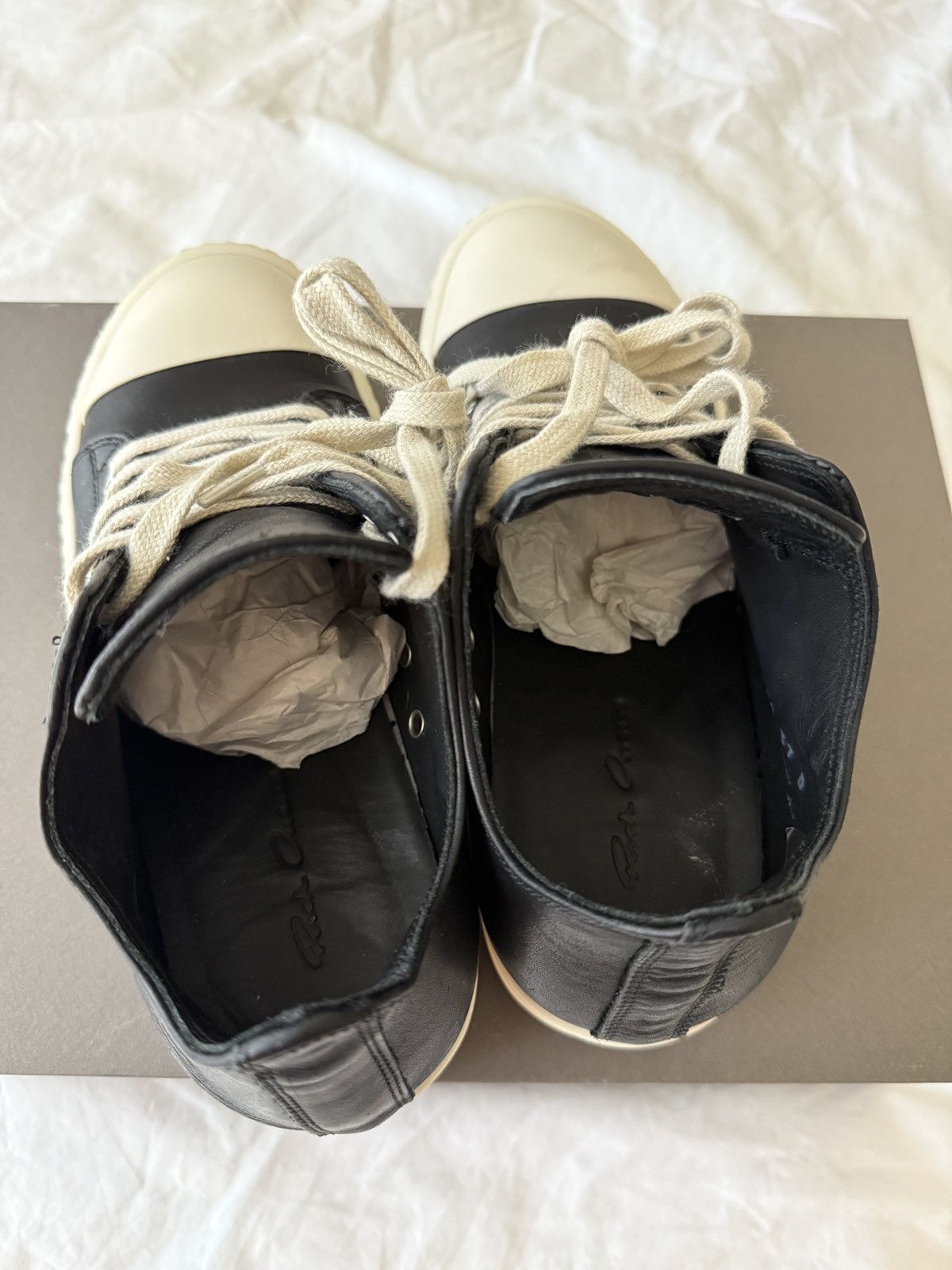 Rick Owens Ramones Low Top Size US 7 / IT 37 - 4 Thumbnail