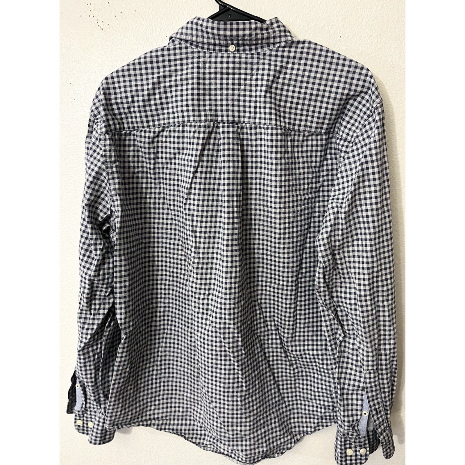 Tommy Hilfiger Tommy Hilfiger Button Down Shirt Mens XL Blue Plaid Custom Fit Casual Work Gingham Size US XL / EU 56 / 4 - 4 Thumbnail
