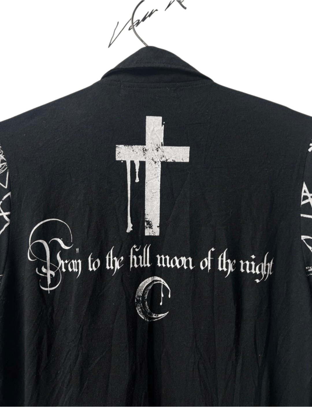 Japanese Brand Sexpot Revenge Punk Bondage Cross Long Blazer Size M / US 6-8 / IT 42-44 - 4 Thumbnail