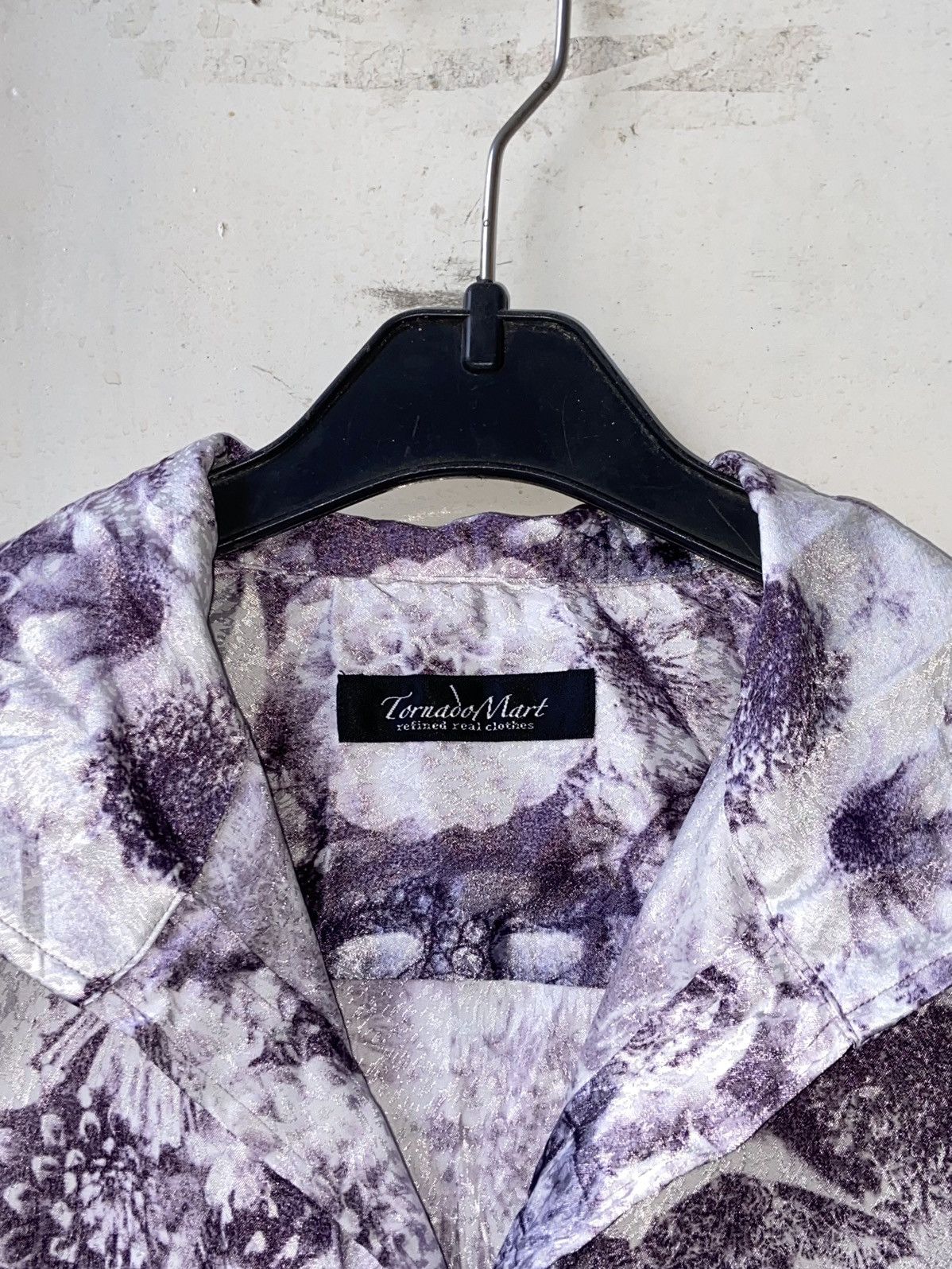 Japanese Brand × Tornado Mart TORNADO MART Tie Dye Floral Patterned Shirt Size US XS / EU 42 / 0 - 5 Thumbnail