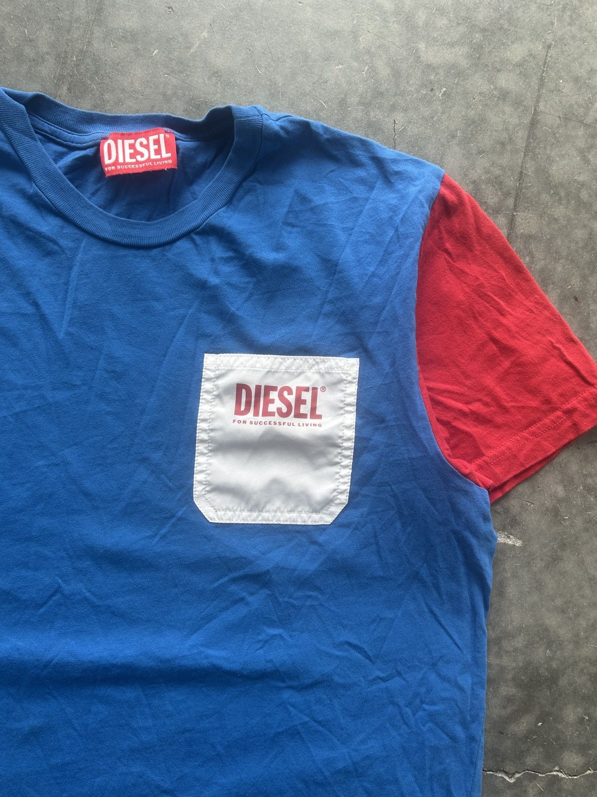 Diesel Diesel Colorblock Pocket Tee Size US M / EU 48-50 / 2 - 2 Thumbnail